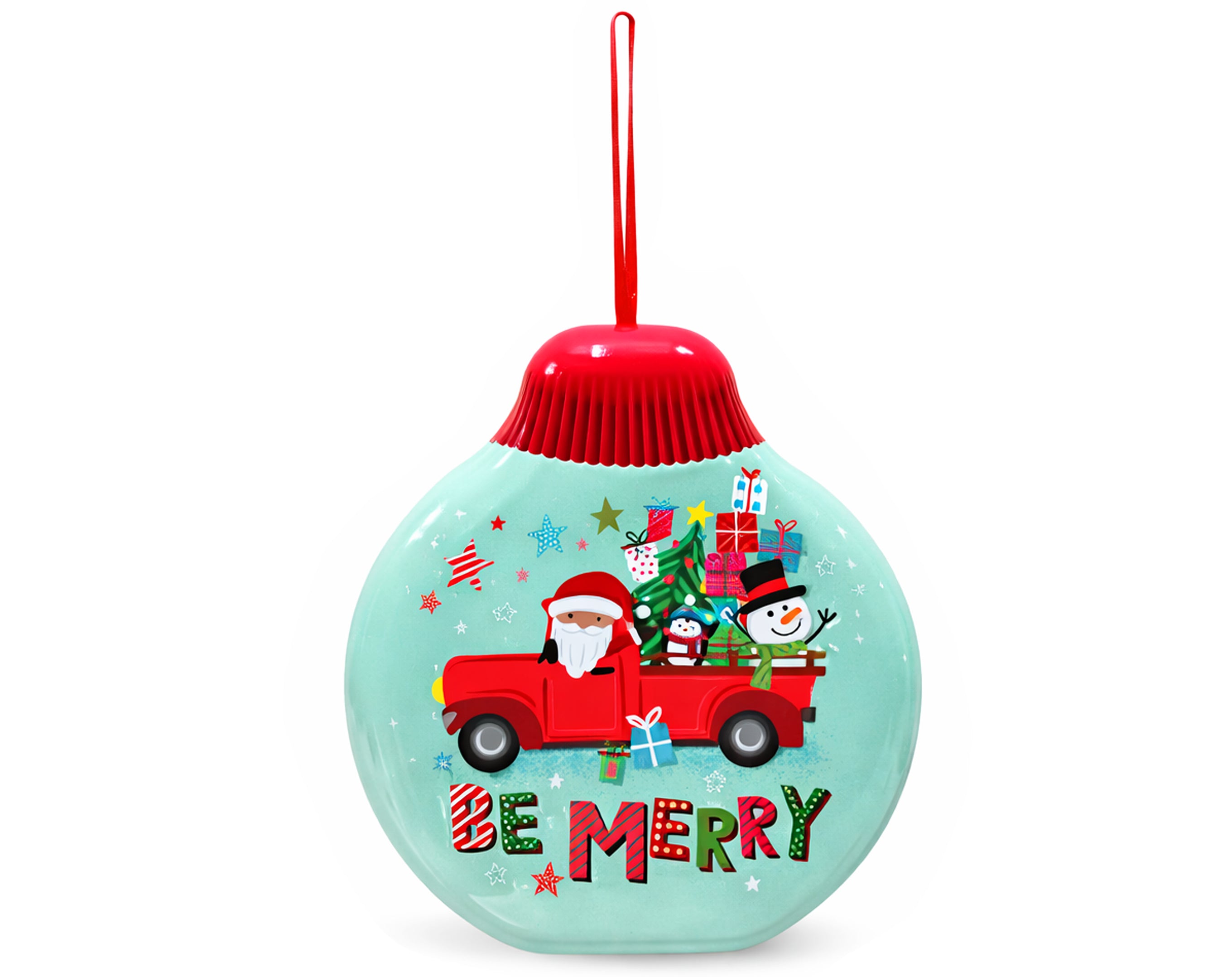 BOX SCATOLA PALLA NATALIZIA IN LATTA