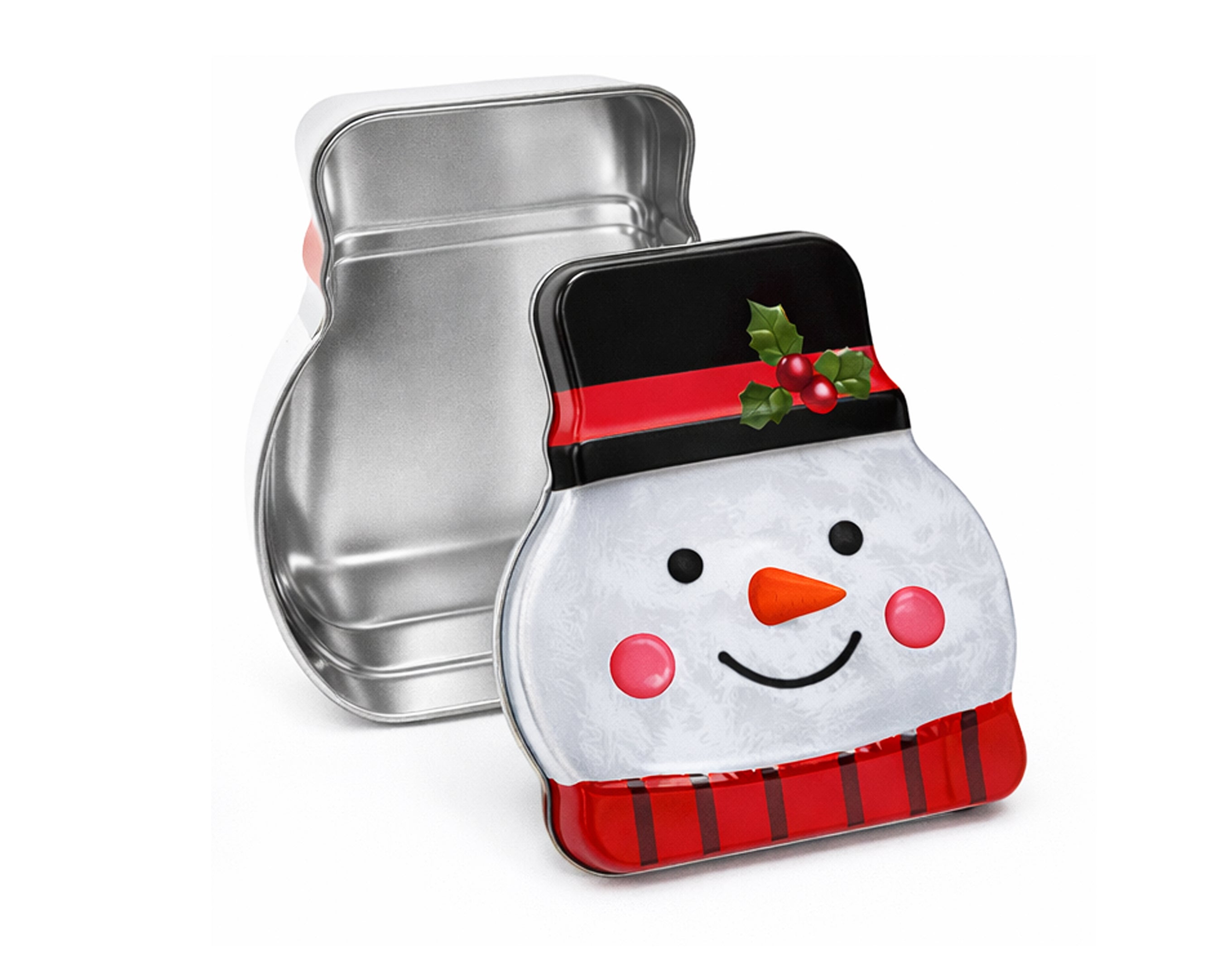 SCATOLA SOGGETTI NATALIZI IN LATTA 2 FANTASIE