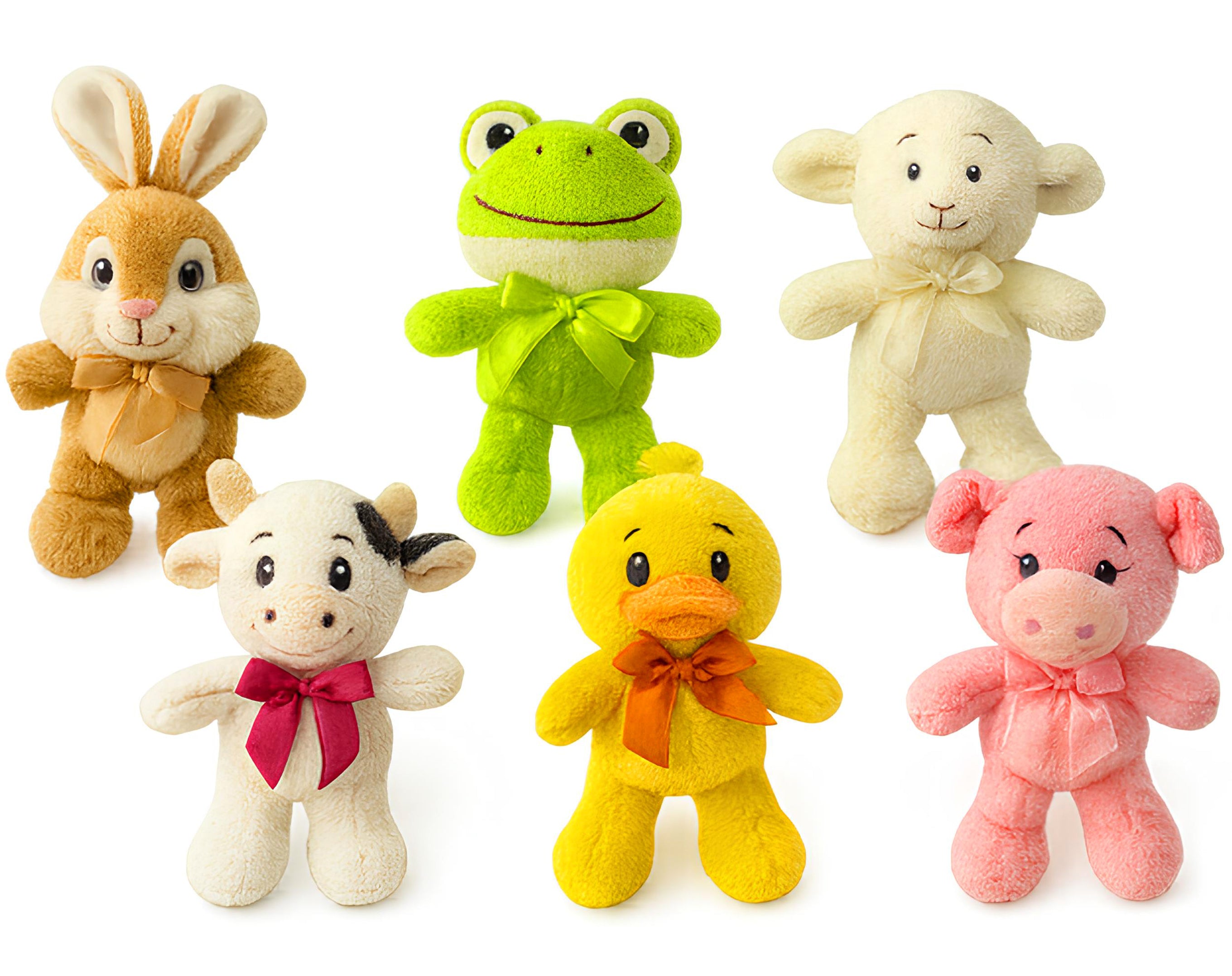 PELUCHE 15 CM SOFT 6 ANIMALI