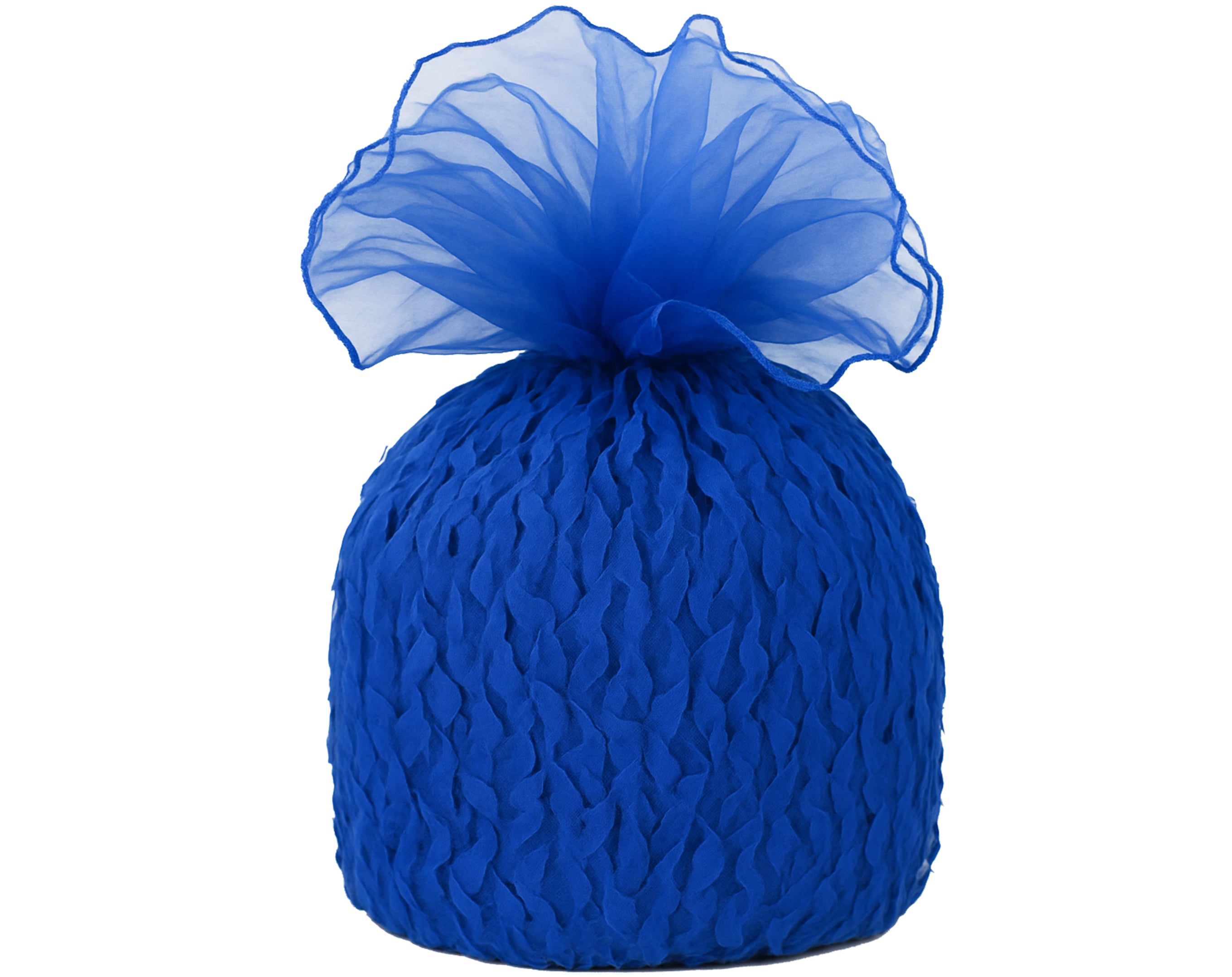PORTAPANETTONE ONDA BLU 23X23X35CM