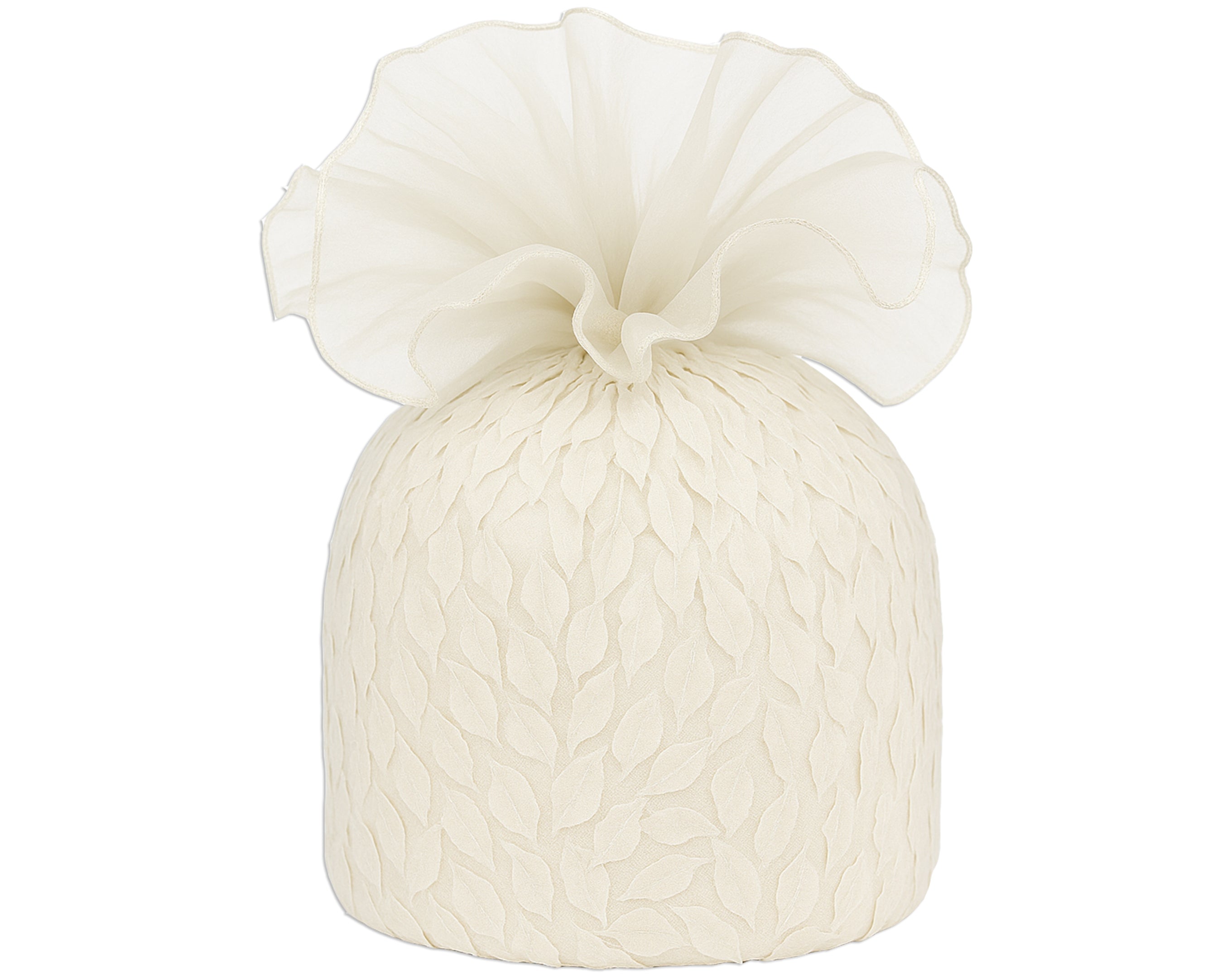 PORTAPANETTONE ONDA BIANCO 23X23X35CM