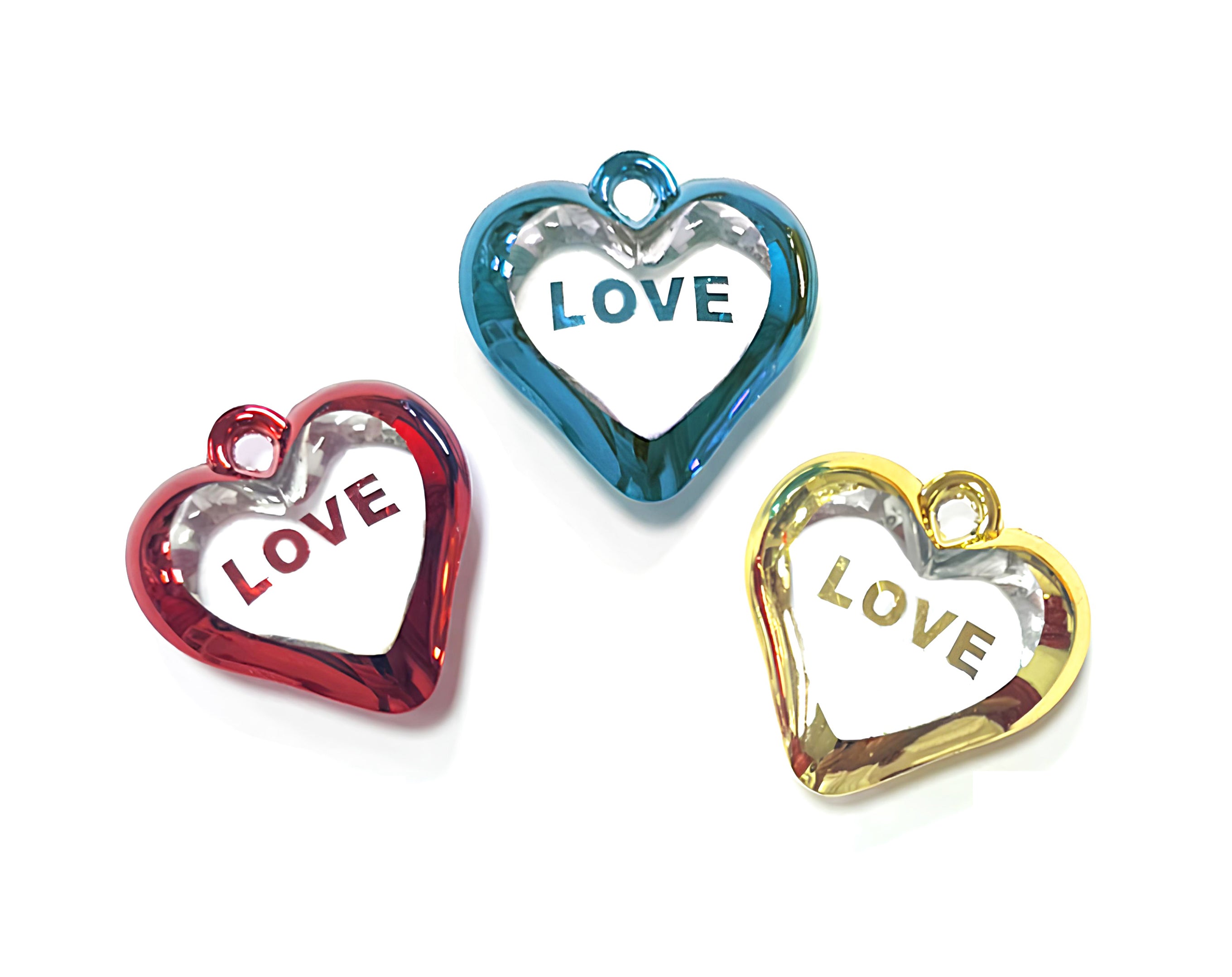 CIONDOLO CUORE LOVE | Incarto PPL per uova di Pasqua al cioccolato DAGERAF