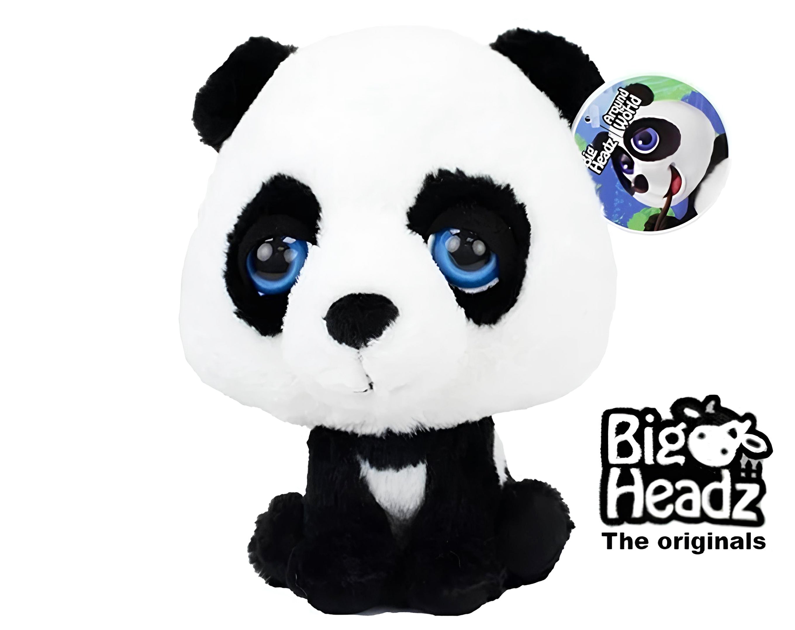 PELUCHE 21 CM OCCHIOLONI PANDA | Incarto PPL per uova di Pasqua al cioccolato DAGERAF