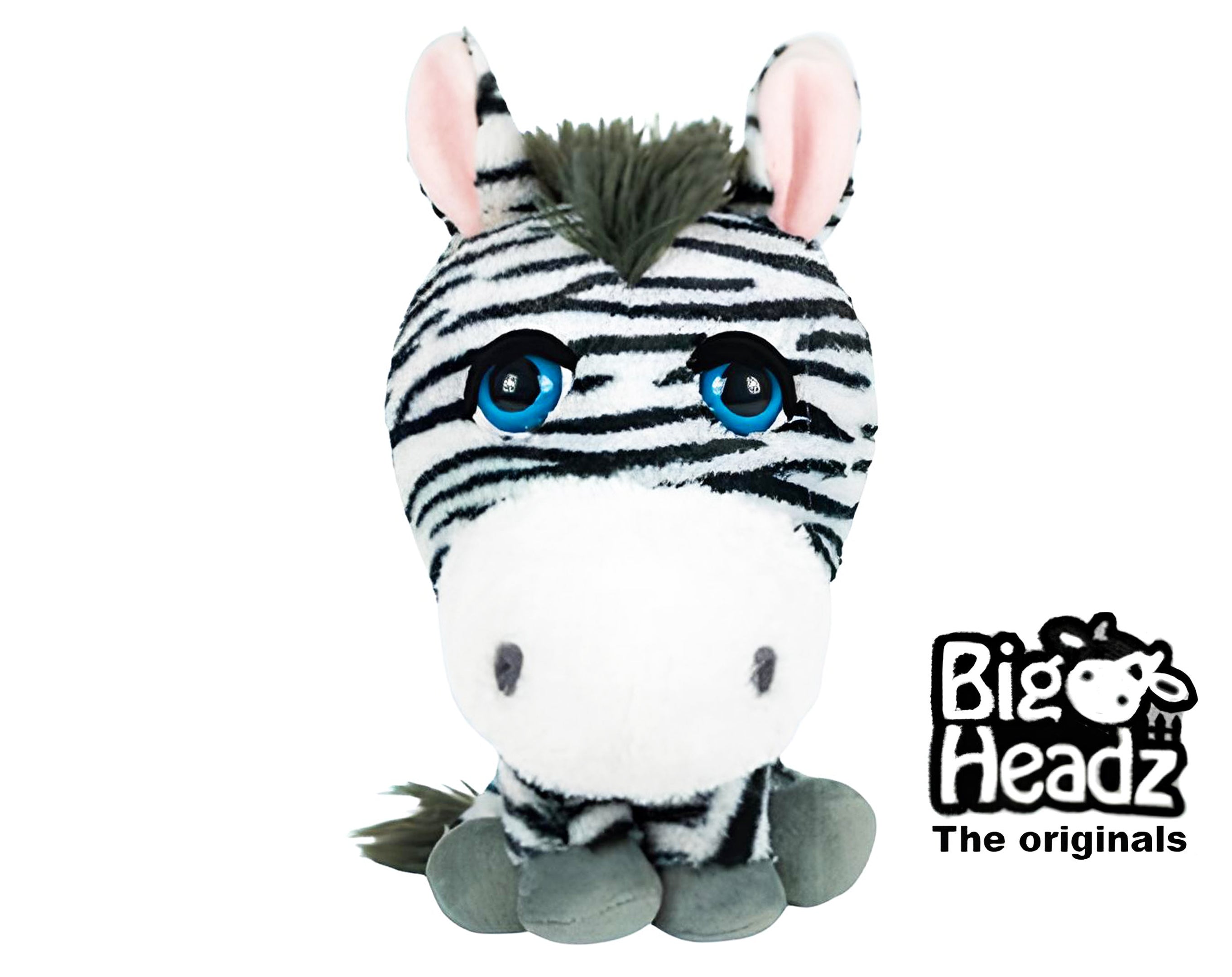 PELUCHE 21 CM OCCHIOLONI ZEBRA | Incarto PPL per uova di Pasqua al cioccolato DAGERAF