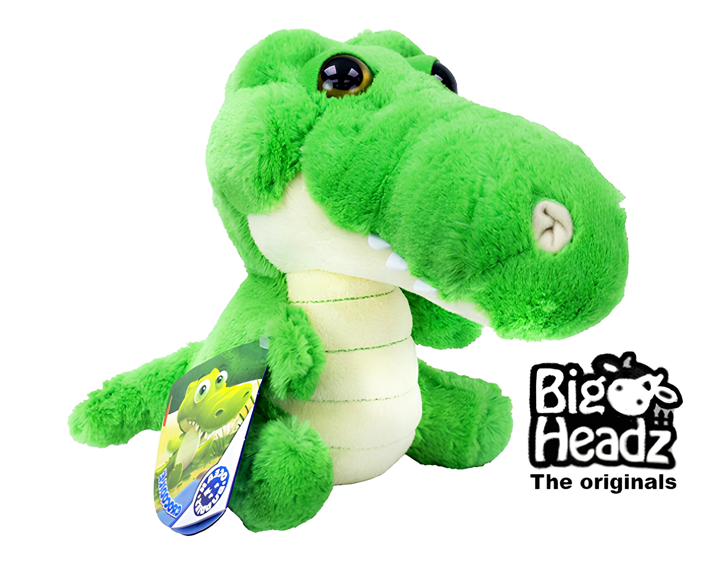 PELUCHE 21 CM OCCHIOLONI COCCODRILLO | Incarto PPL per uova di Pasqua al cioccolato DAGERAF