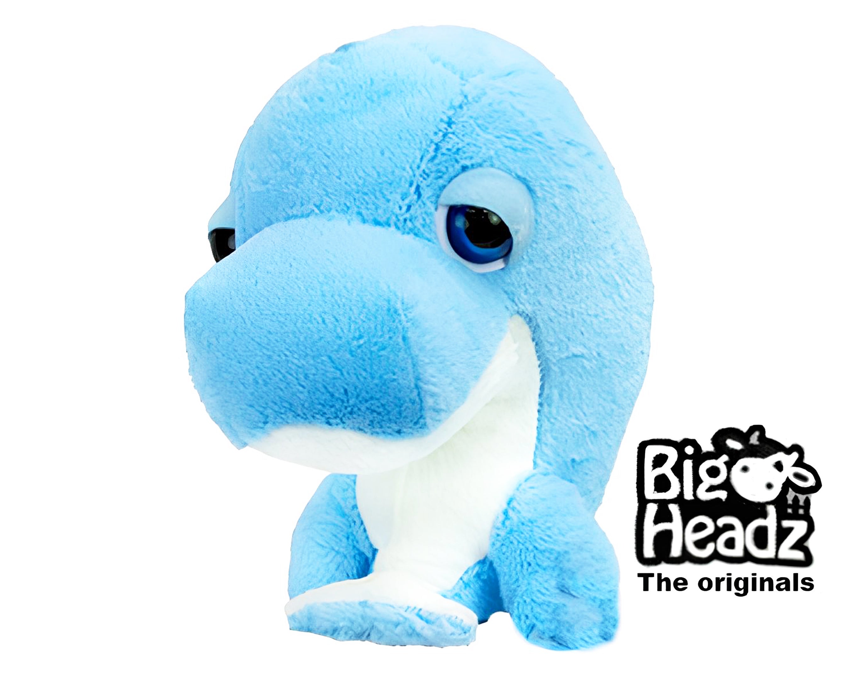 PELUCHE 21 CM OCCHIOLONI DELFINO | Incarto PPL per uova di Pasqua al cioccolato DAGERAF