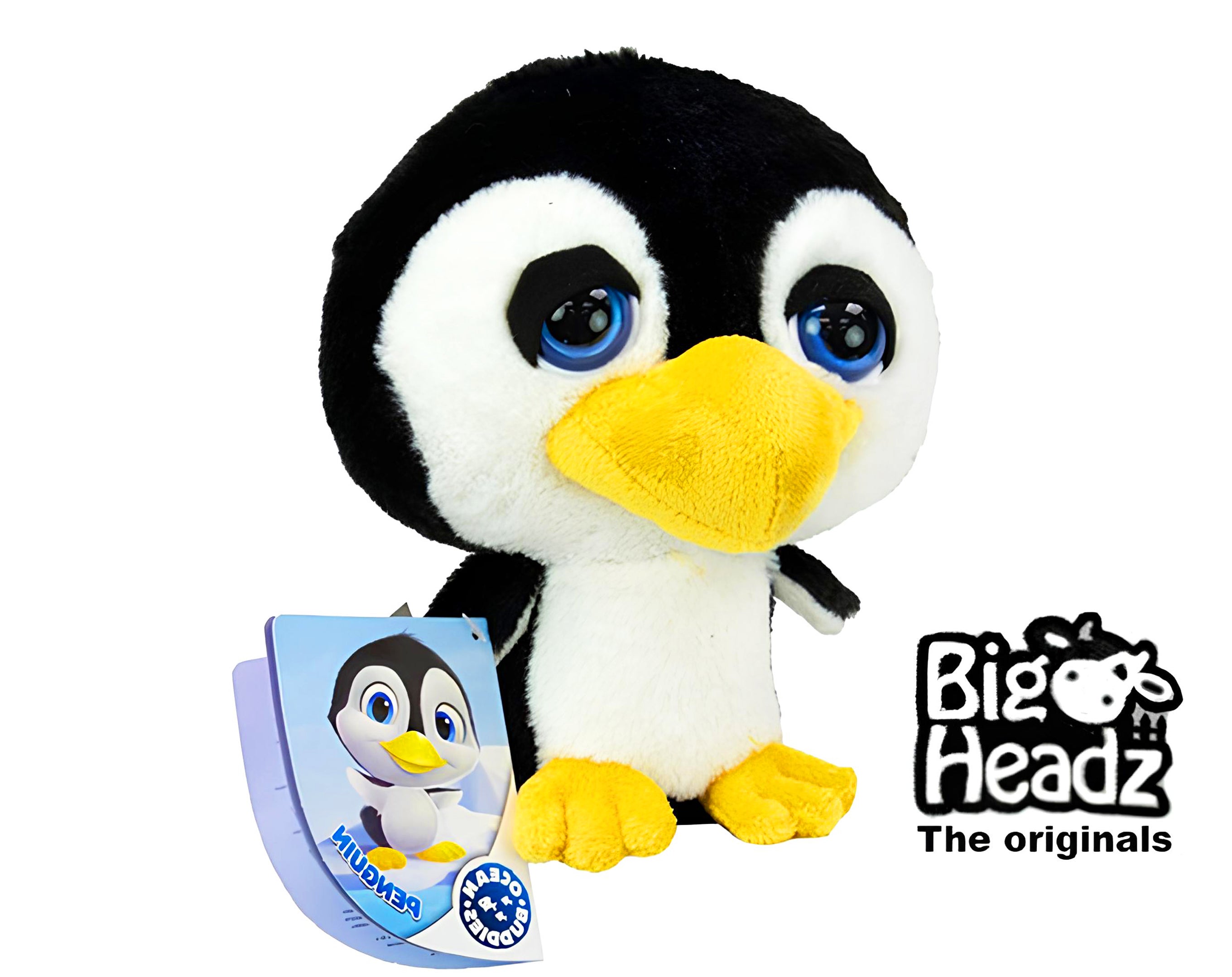PELUCHE 21 CM OCCHIOLONI PINGUINO | Incarto PPL per uova di Pasqua al cioccolato DAGERAF