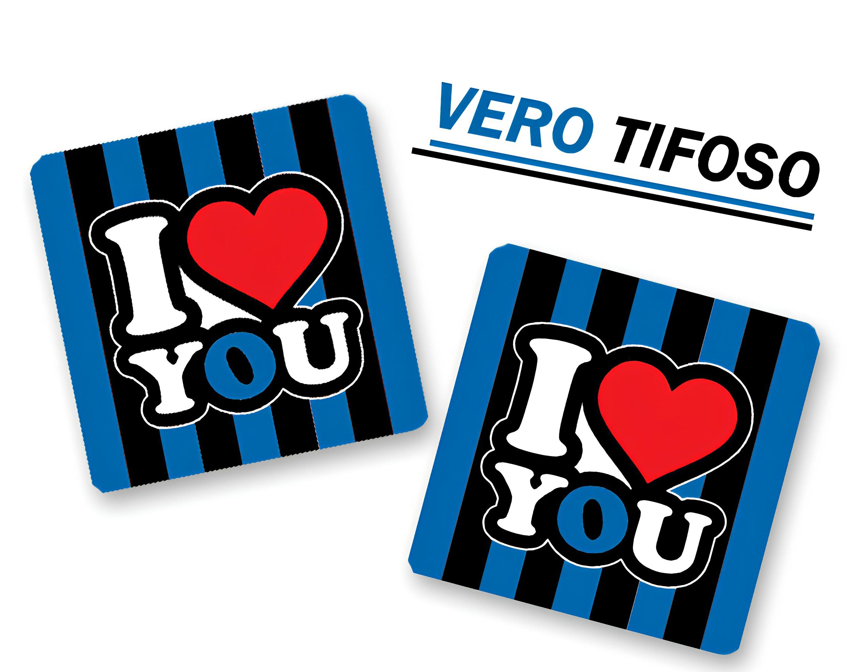 CALAMITA VERO TIFOSO NERO AZZURRO | Incarto PPL per uova di Pasqua al cioccolato DAGERAF