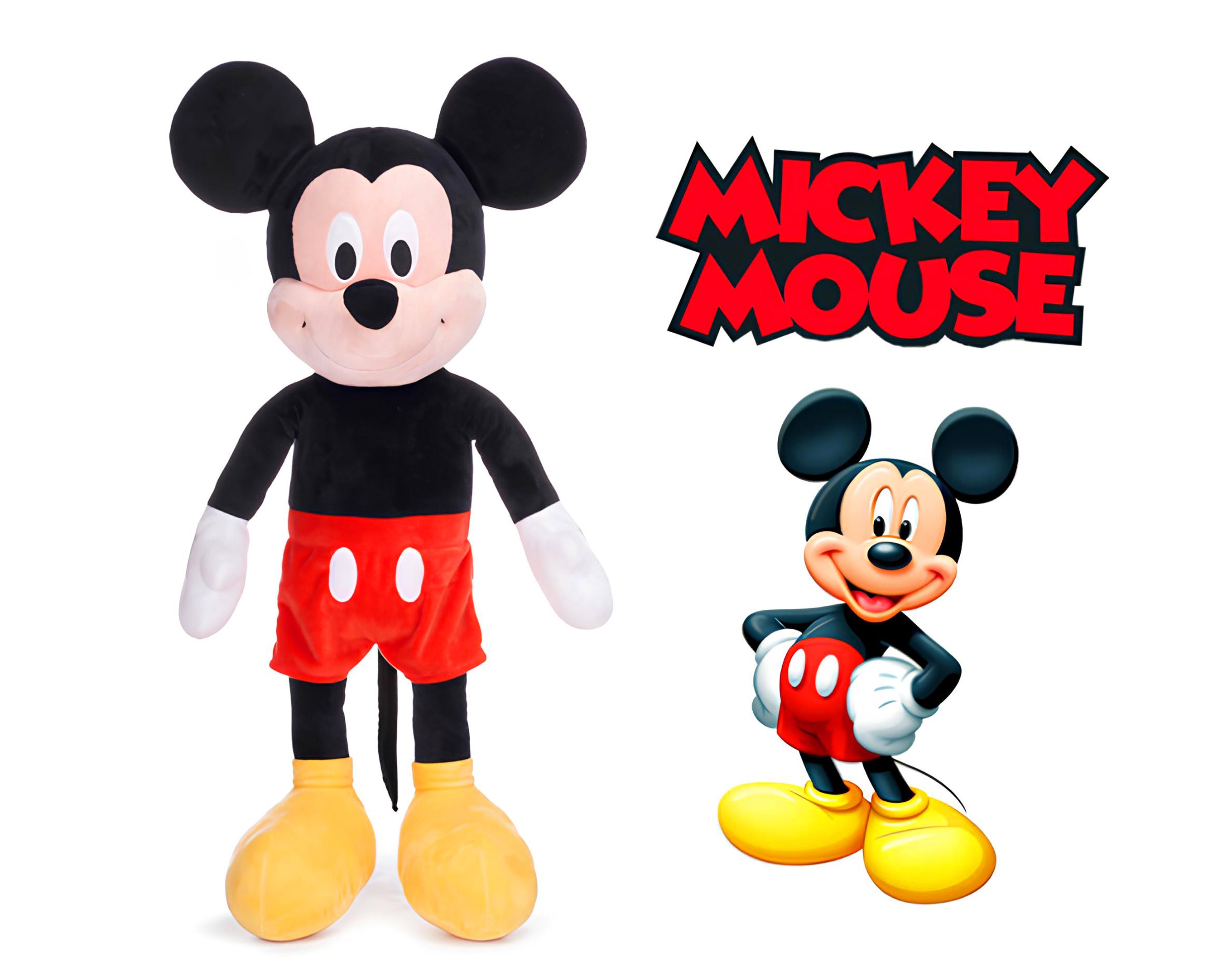 PELUCHE 55 CM TOPOLINO | Incarto PPL per uova di Pasqua al cioccolato DAGERAF