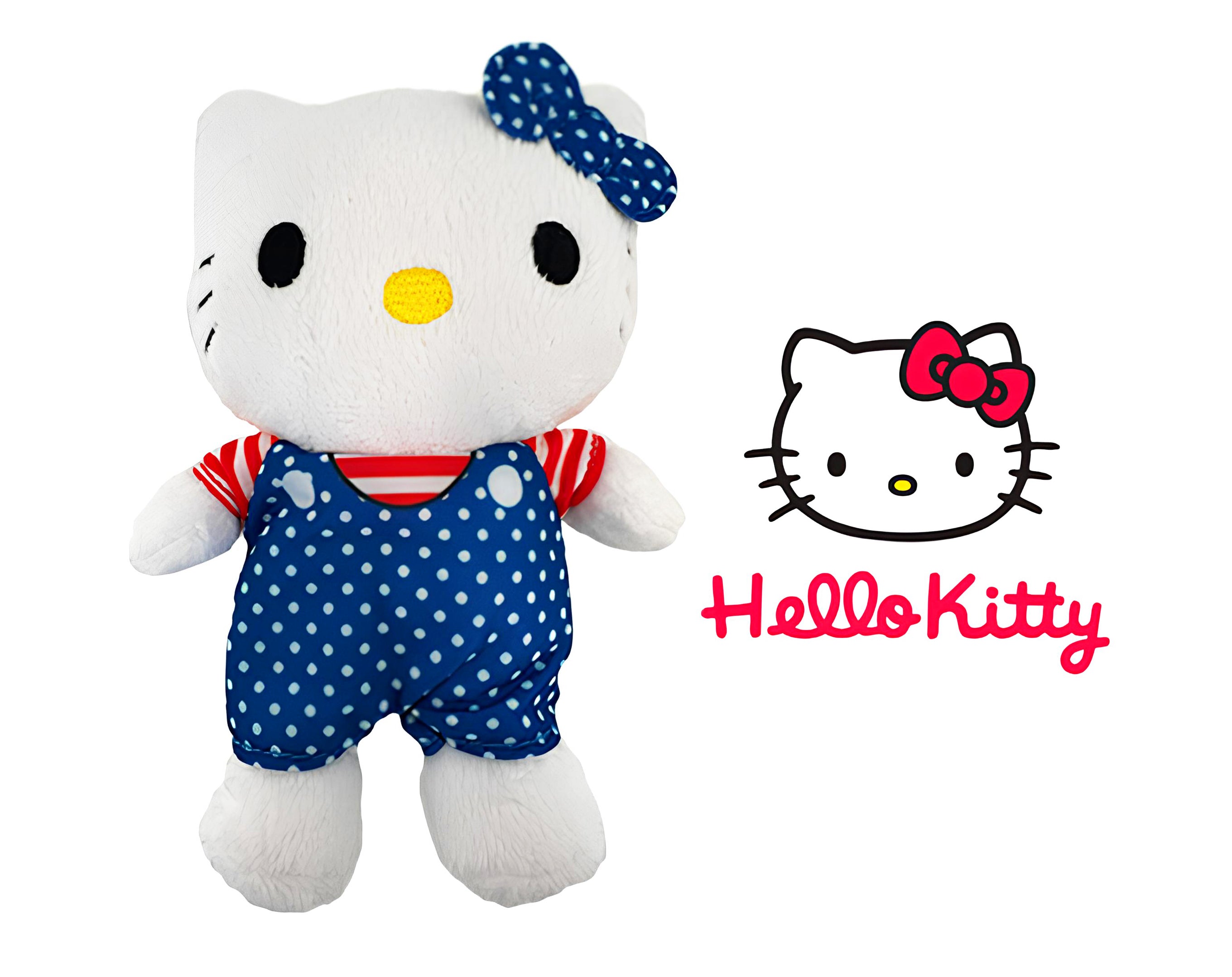 PELUCHE 20 CM HELLO KITTY | Incarto PPL per uova di Pasqua al cioccolato DAGERAF