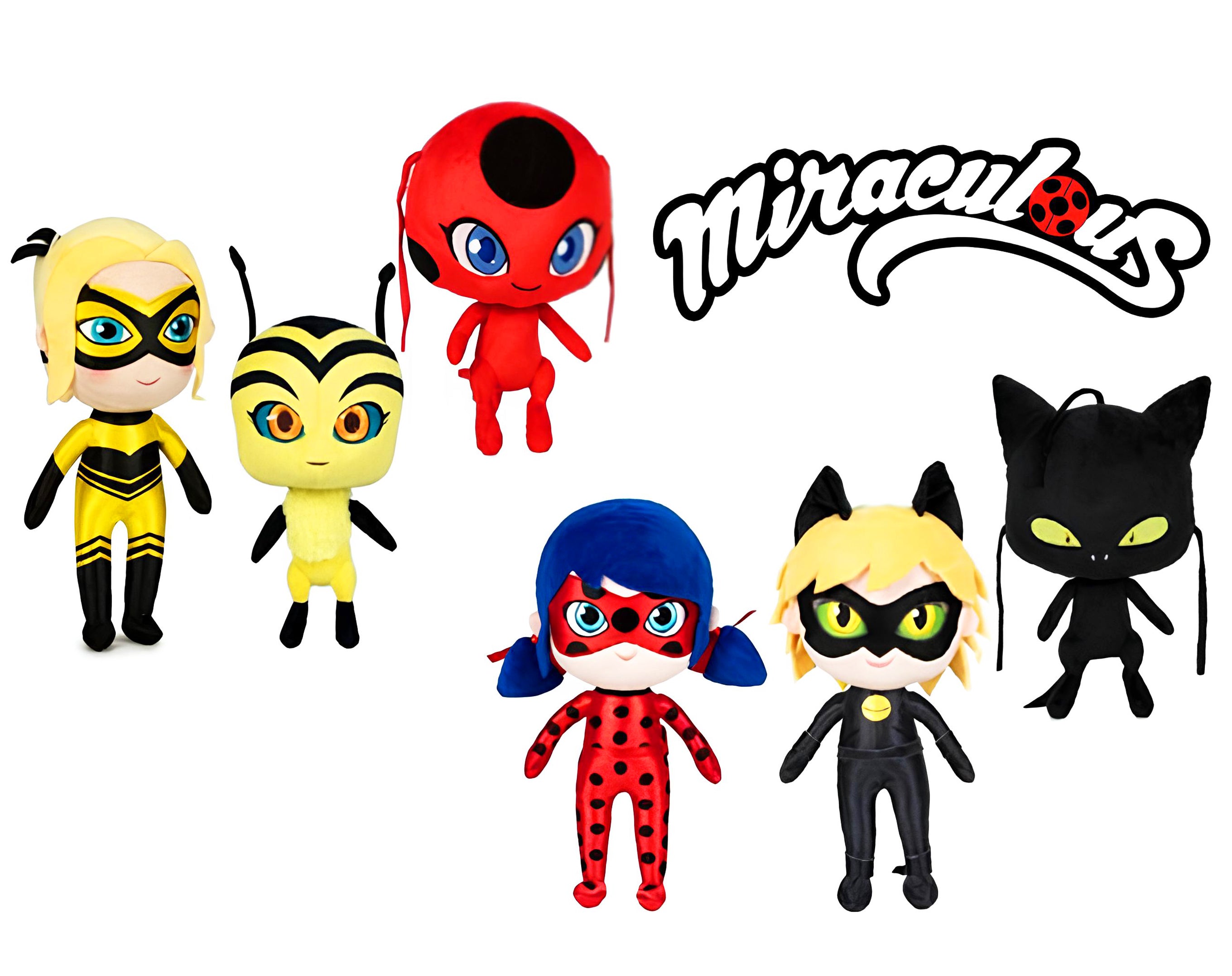 PELUCHE 30 CM MIRACULOUS | Incarto PPL per uova di Pasqua al cioccolato DAGERAF