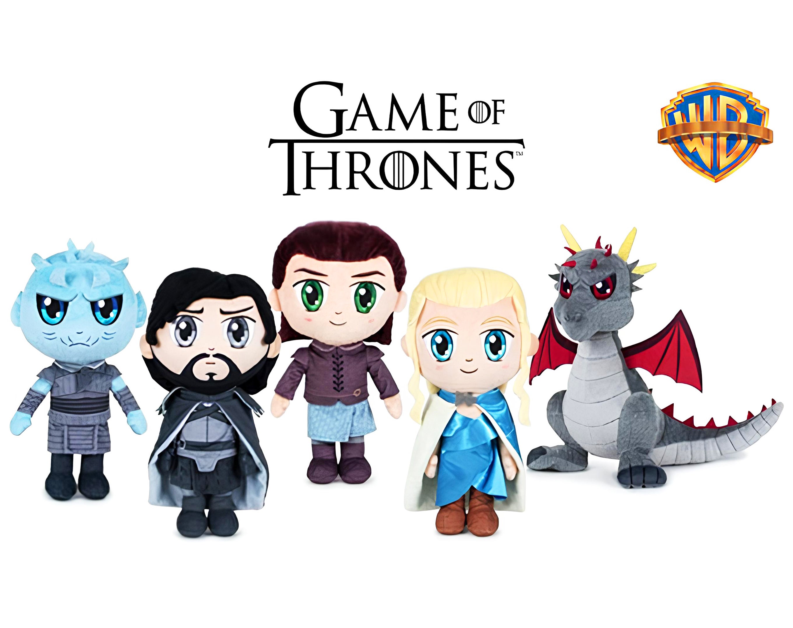 PELUCHE 30 CM GAME OF TRONES | Incarto PPL per uova di Pasqua al cioccolato DAGERAF