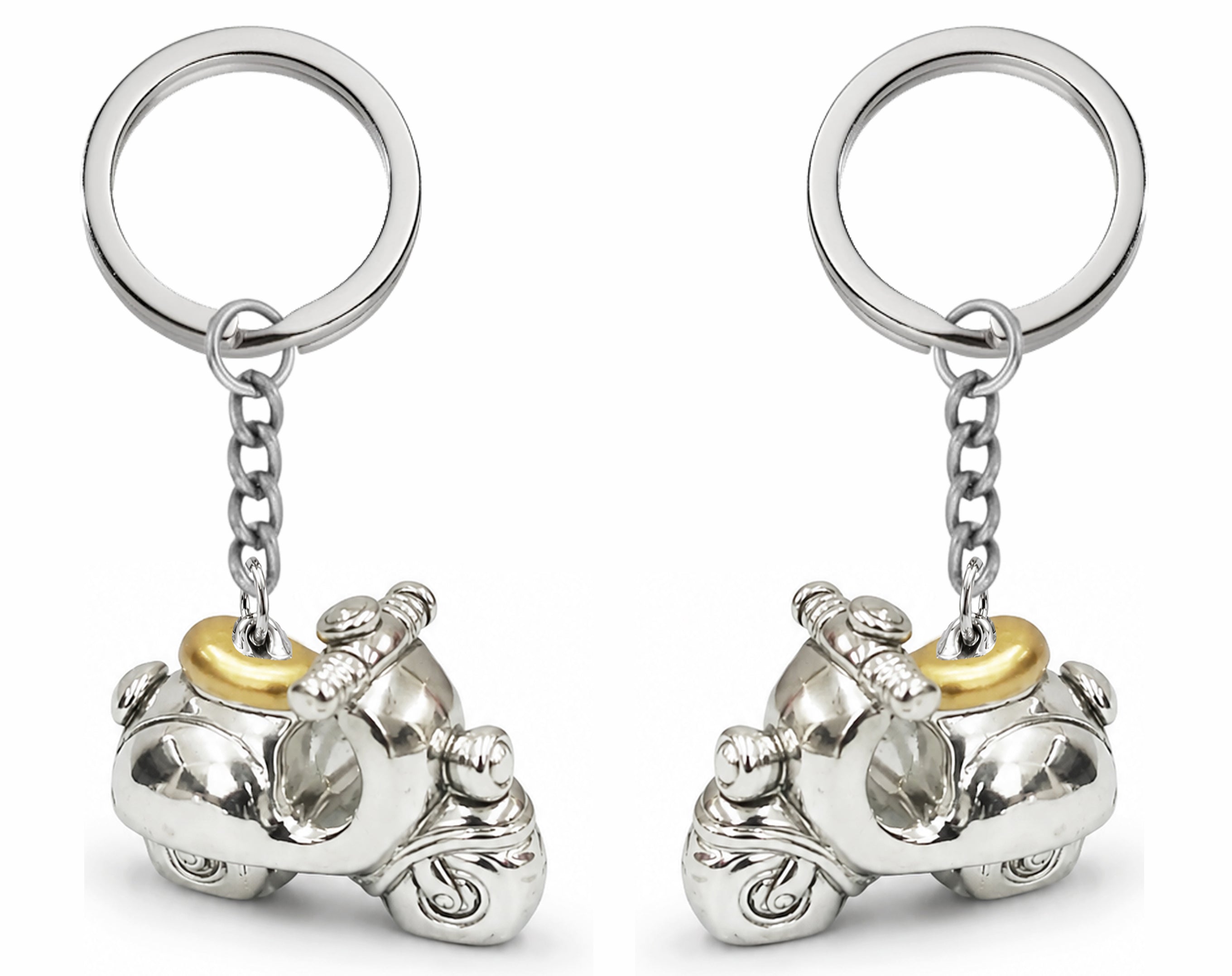 LLAVERO VESPA PLATA 016095