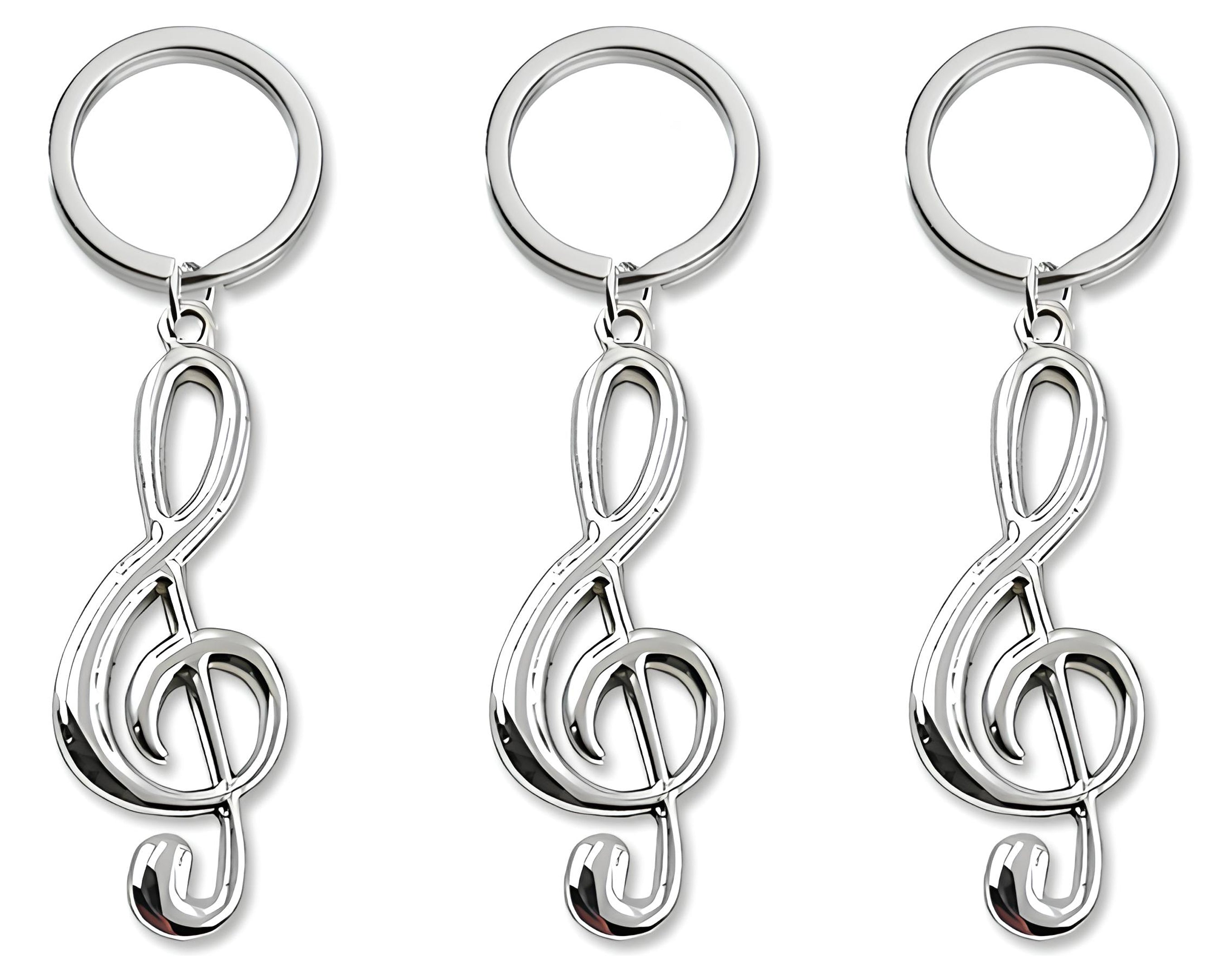 PORTACHIAVE SILVER CHIAVE MUSICALE | Sorpresa ideale per uova di Pasqua