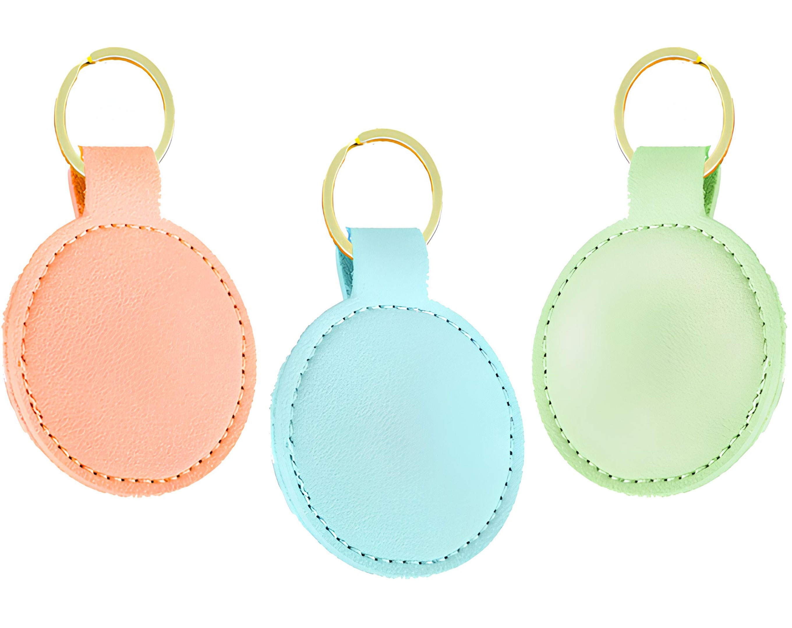 PORTACHIAVE TONDO PELLE | Sorpresa ideale per uova di Pasqua