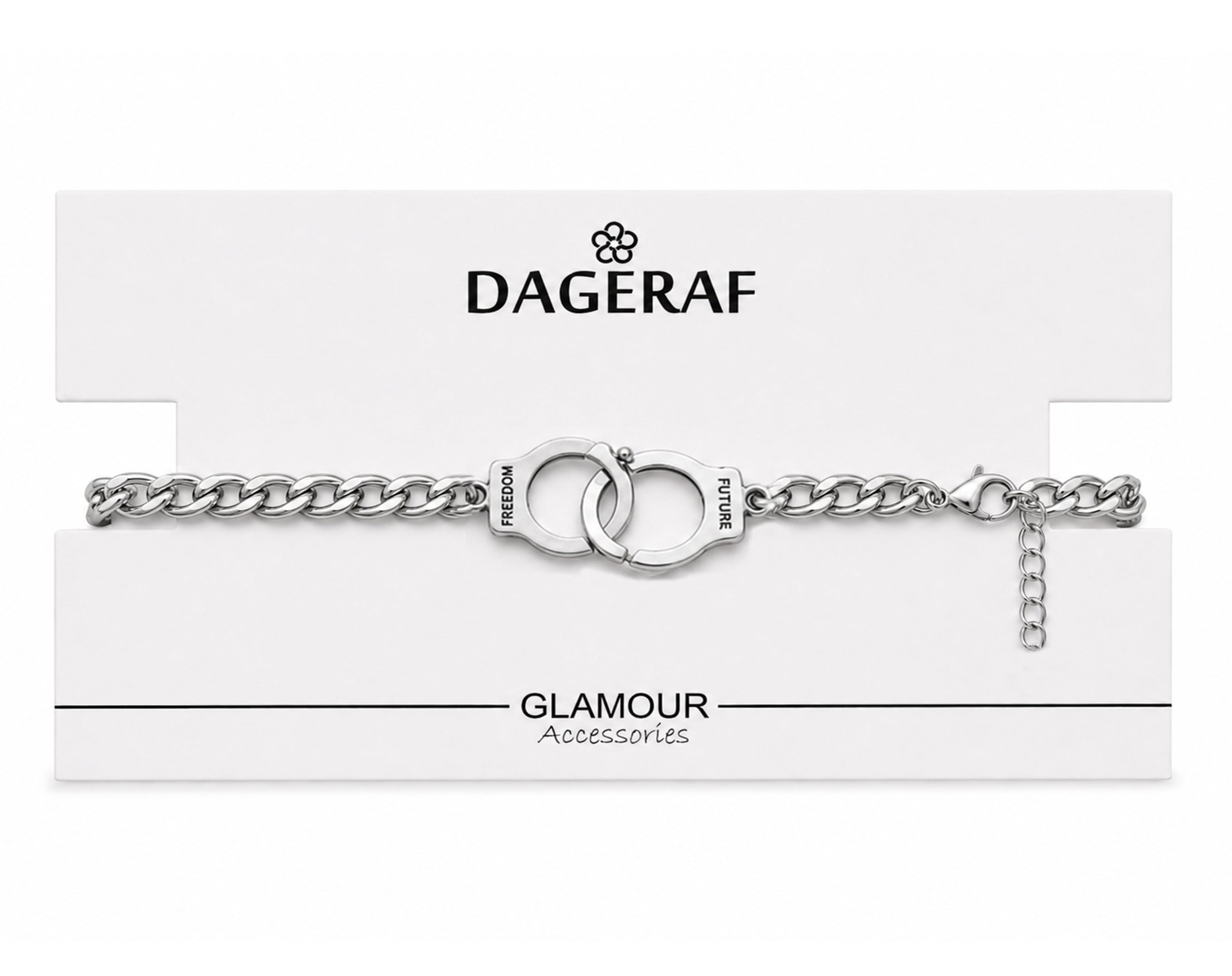 BRACELET EN ARGENT MENOTTES SUR CARTE | Surprise parfaite pour les œufs de Pâques