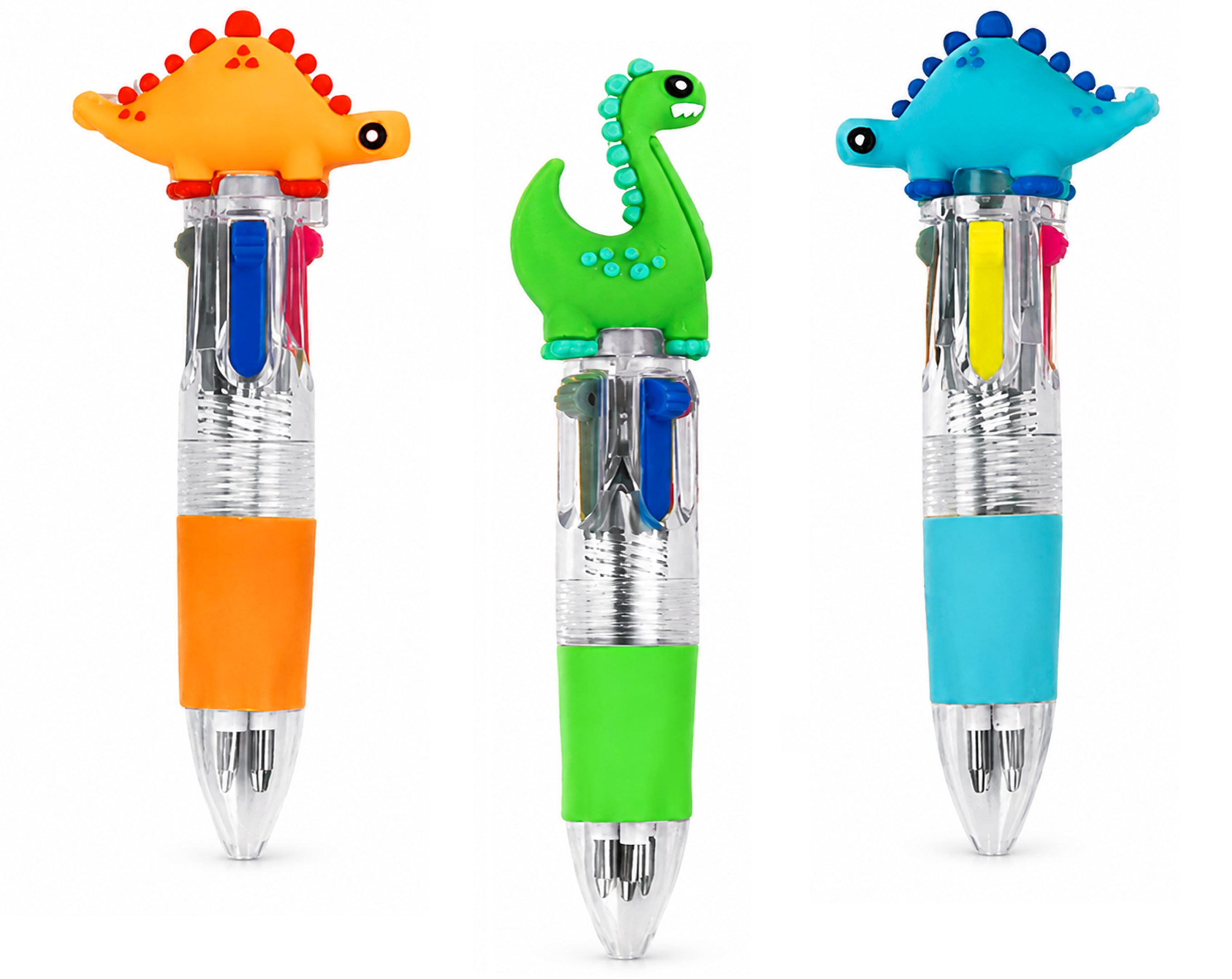 MINI PENNA 4 COLORI DINOSAURO | Sorpresa perfetta per uova di Pasqua