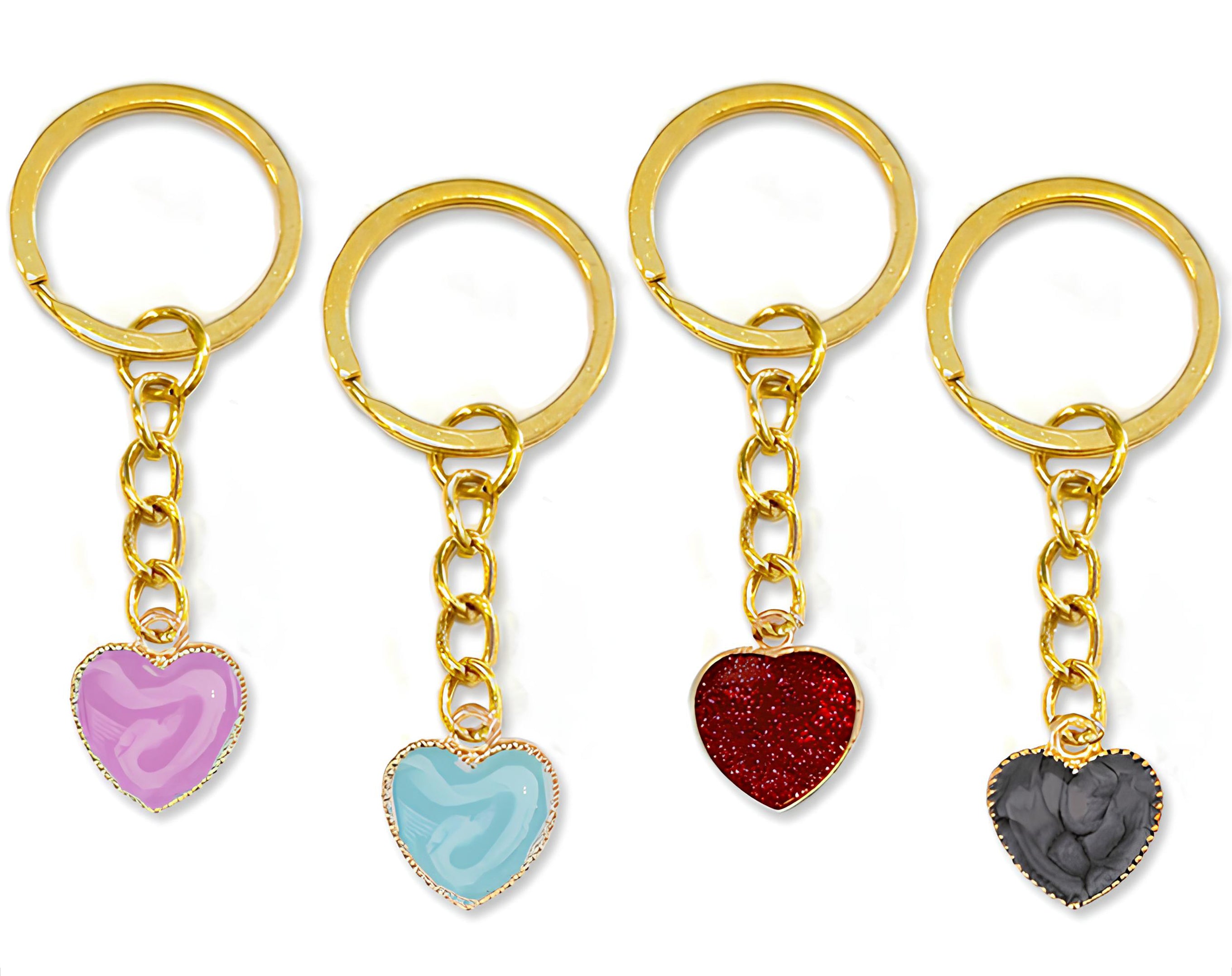 PORTACHIAVE GOLD CON CUORE | Sorpresa ideale per uova di Pasqua