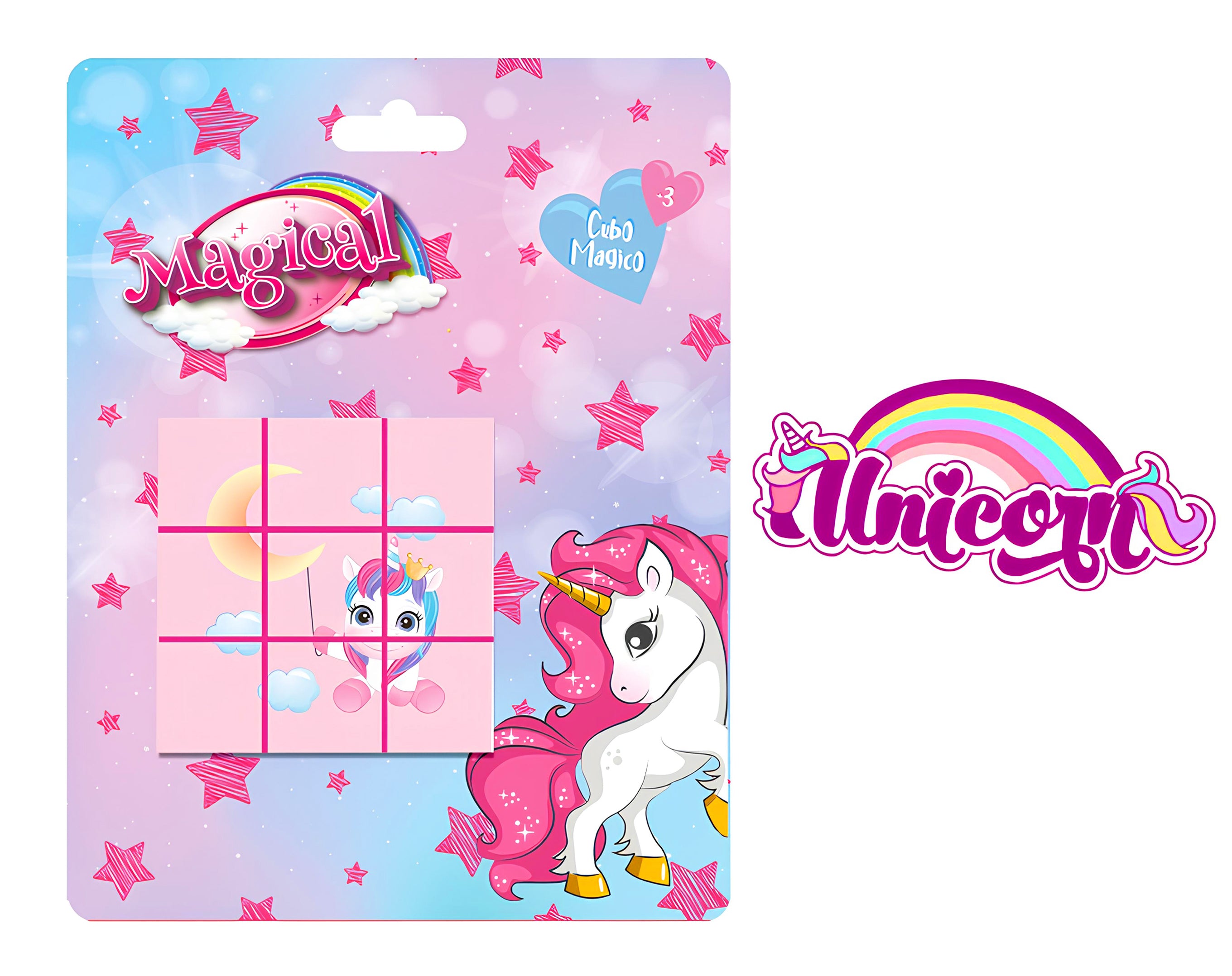 CUBO MAGICO PUZZLE UNICORN