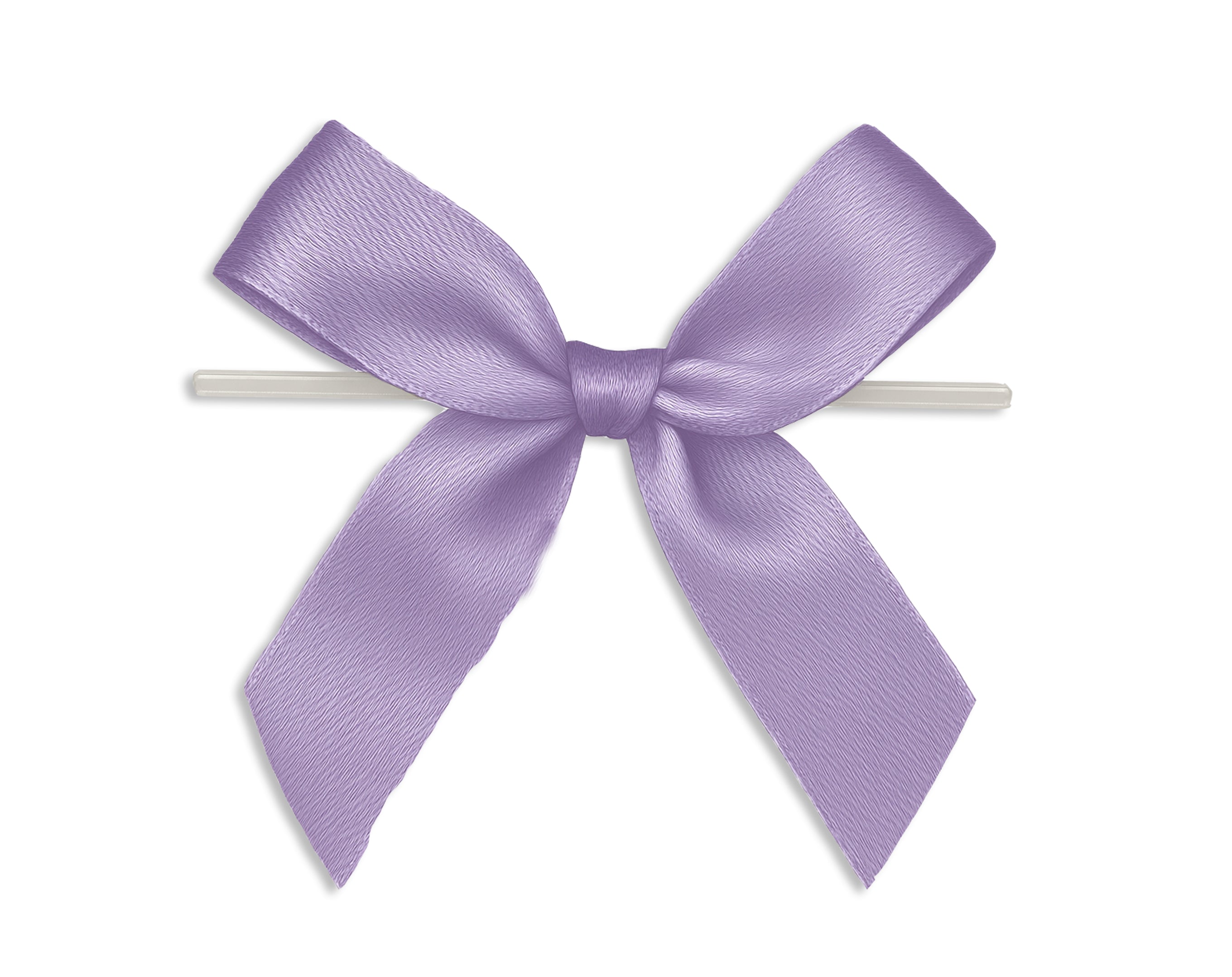 MINI FIOCCO IN RASO LAVANDA 6x6x1.5Cm CON LEGAFACILE | Perfetto per confezionare uova di Pasqua