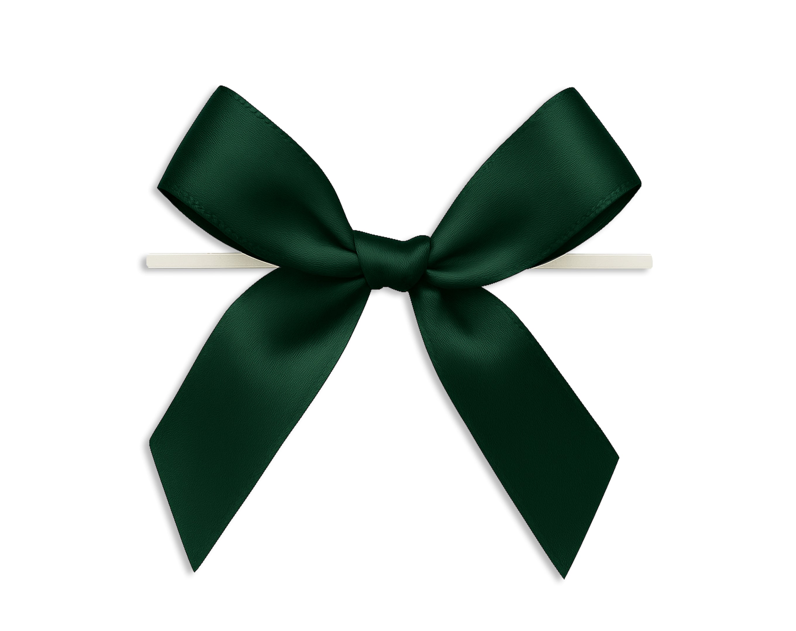 MINI FIOCCO IN RASO VERDE INGLESE 6x6x1.5Cm CON LEGAFACILE | Perfetto per confezionare uova di Pasqua