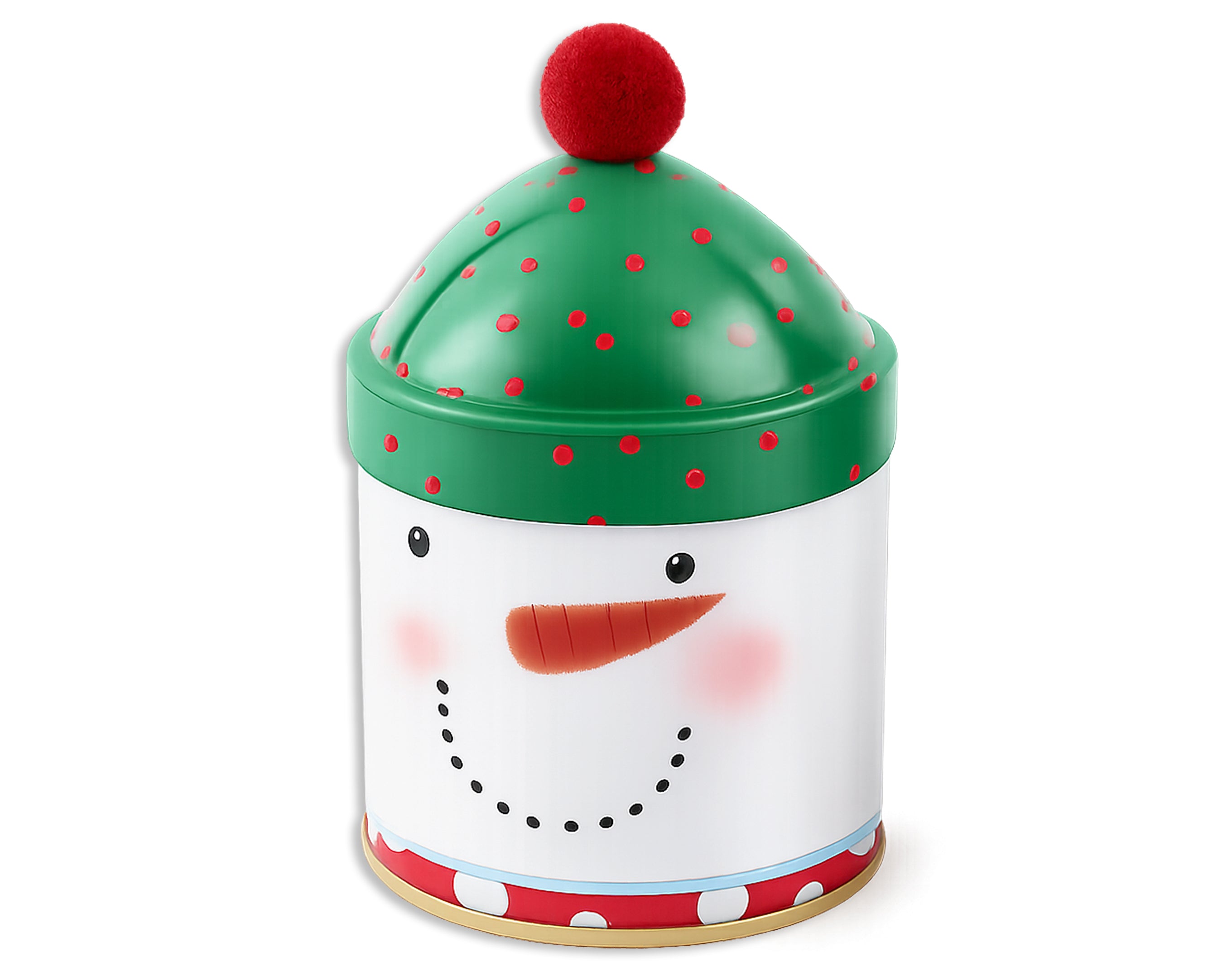 Weihnachtliche Blechdose mit Motiven