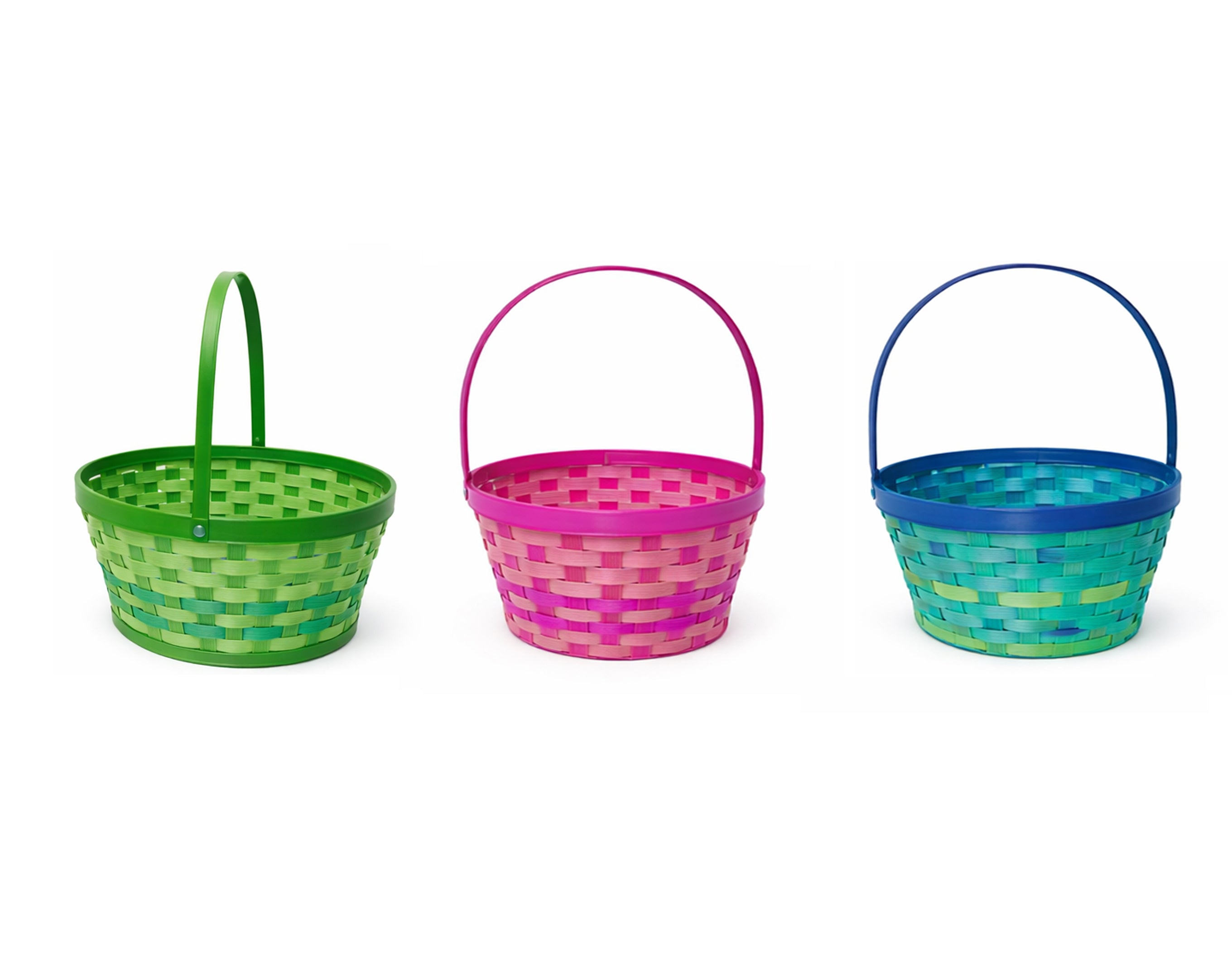 CESTA TEJIDA OVALADA CON ASA | Embalaje para dulces de Pascua