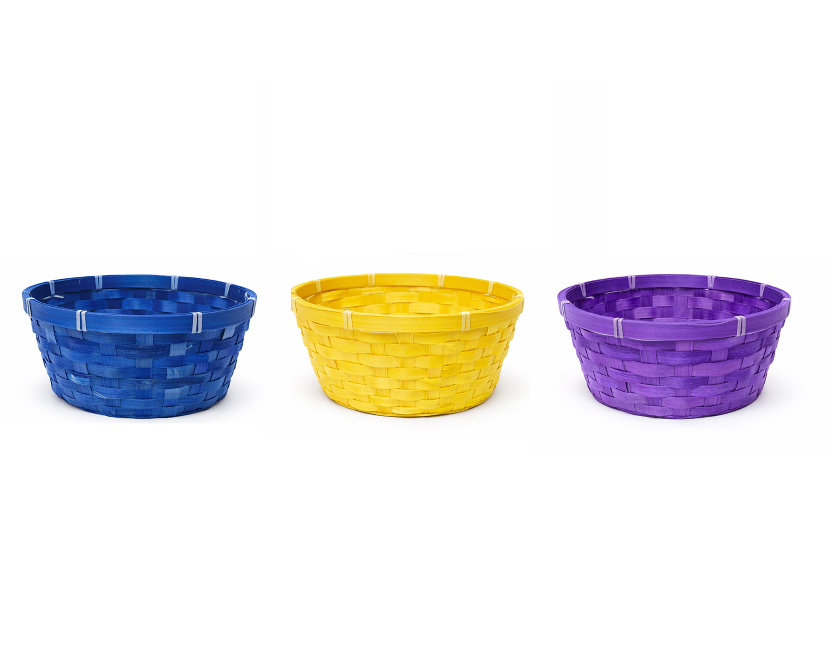 CESTA TEJIDA REDONDA | Embalaje para dulces de Pascua