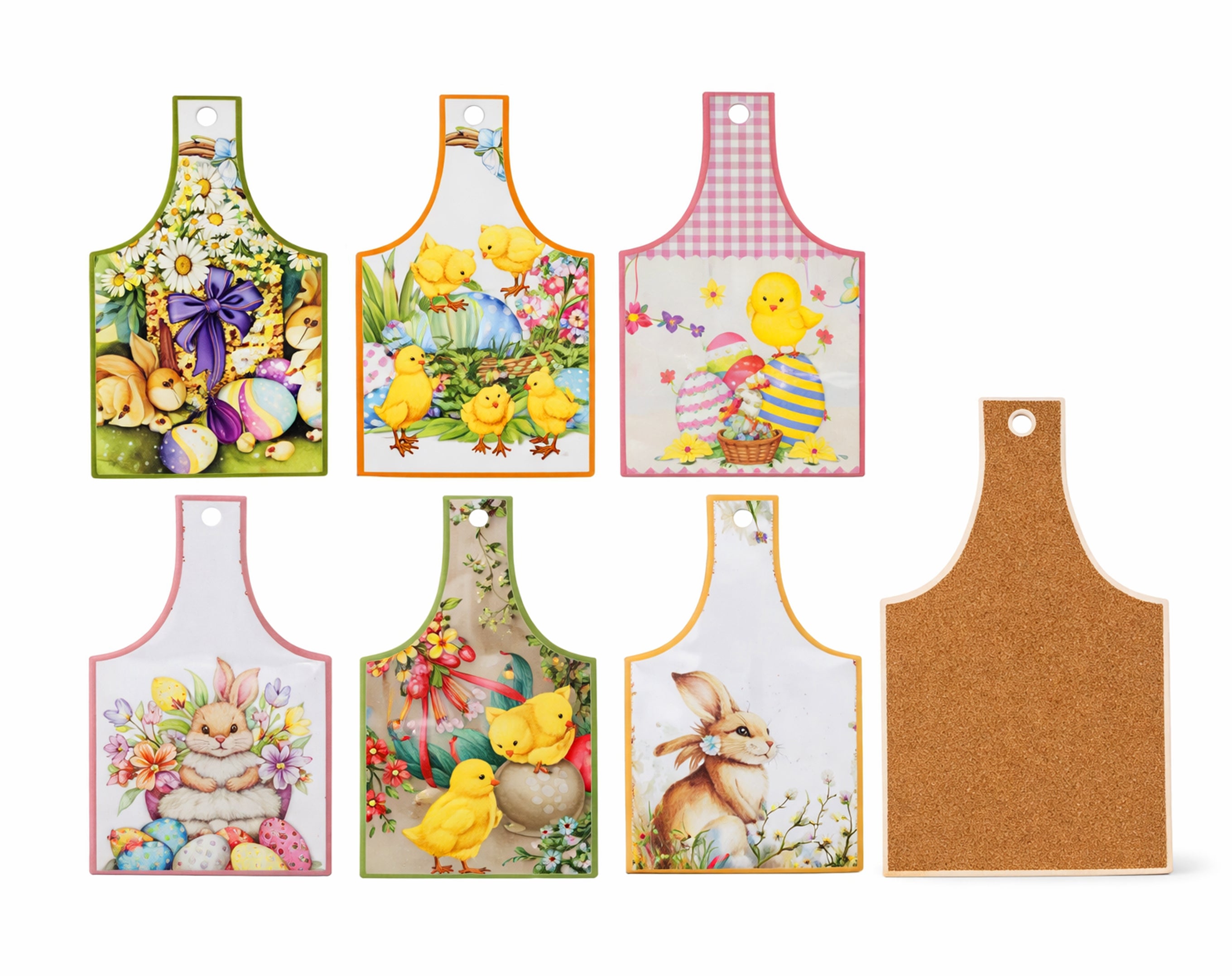 TAGLIERE CERAMICA BASE SUGHERO DECORI PASQUALI | Oggettistica Pasquale