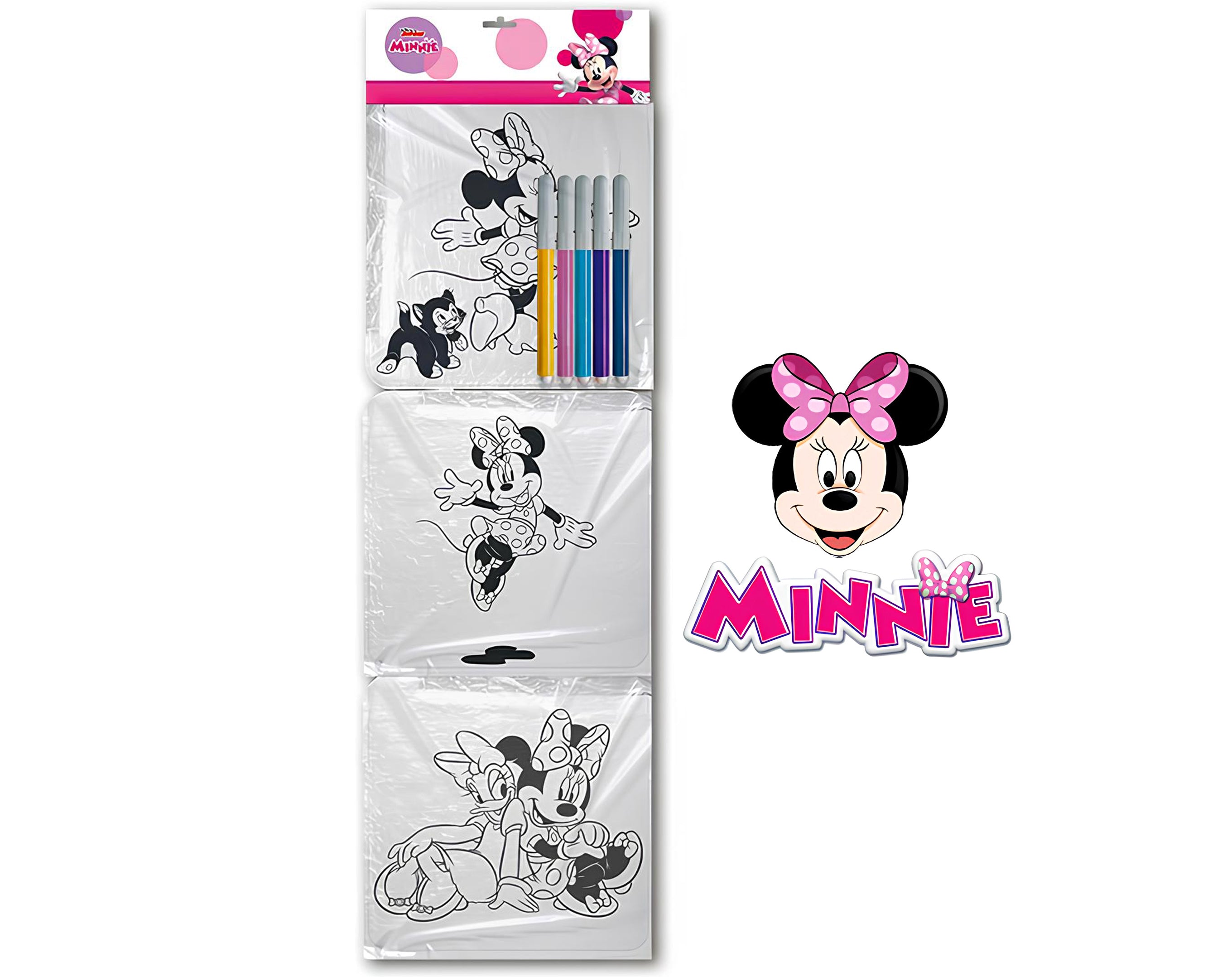 SET 3 QUADRETTI DA COLORARE MINNIE | Sorpresa per uova di Pasqua
