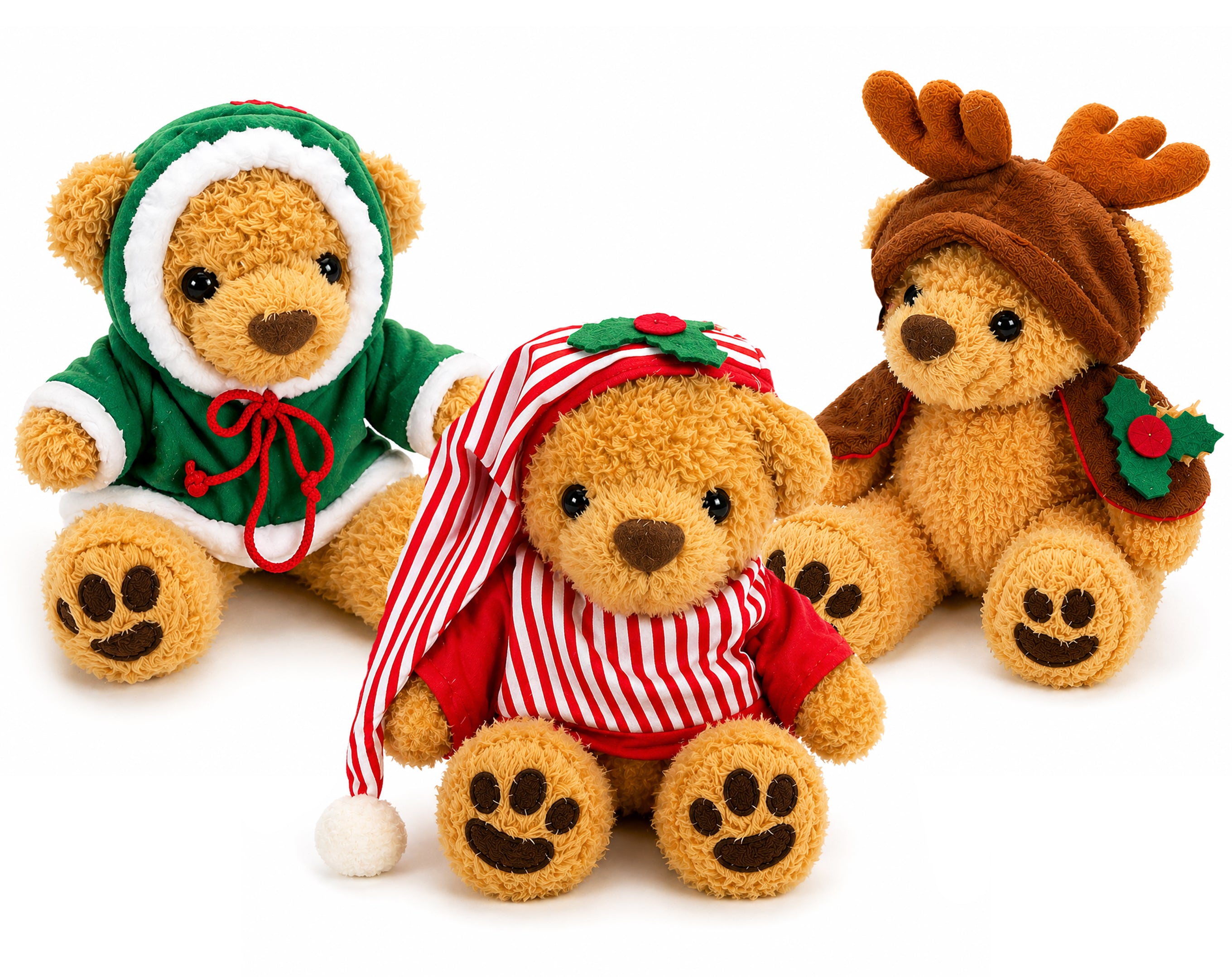 PELUCHE 15 CM ORSETTI NATALIZI