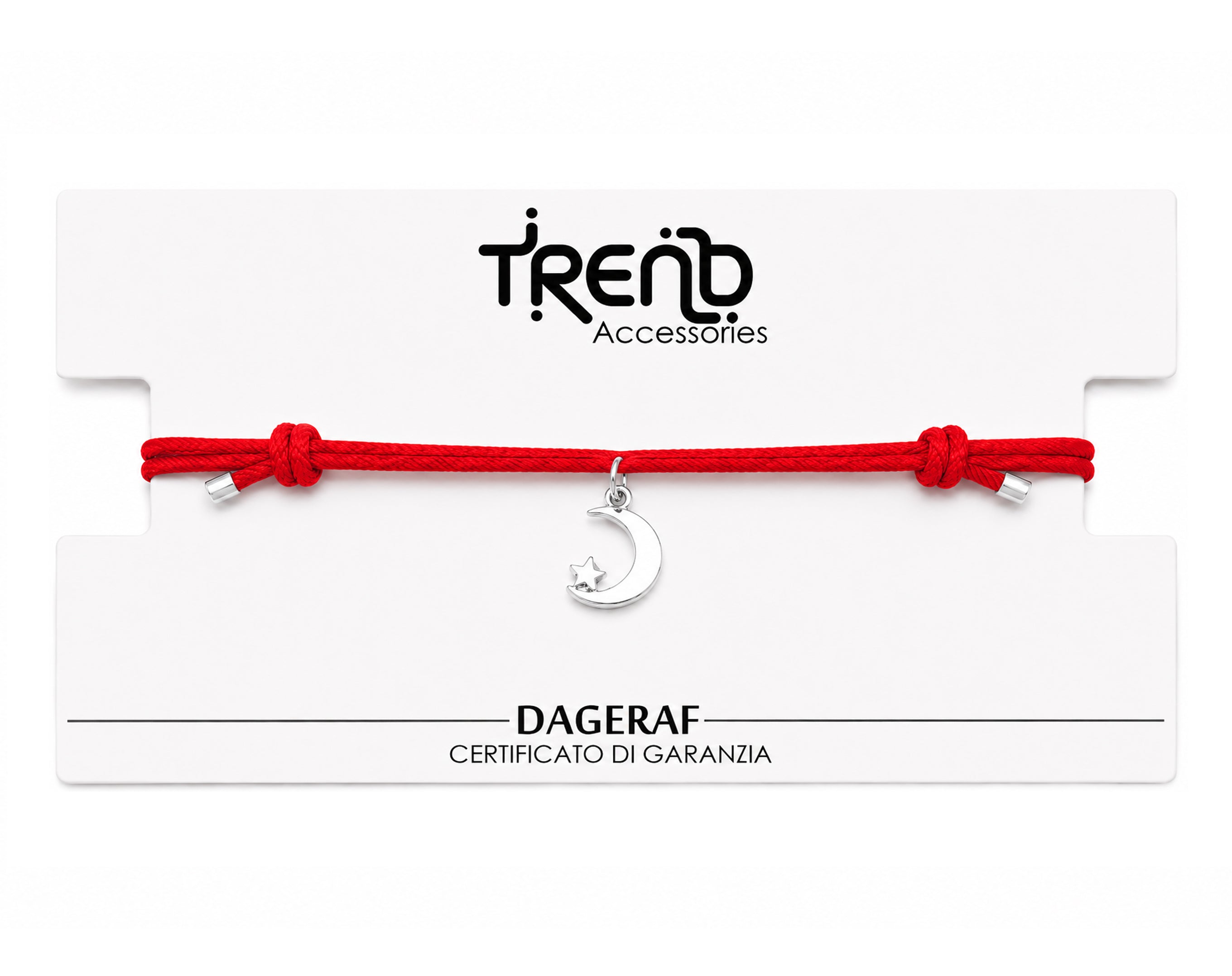 BRACCIALE CORDON CON CIONDOLI SU CARD | Sorpresa per uova di Pasqua