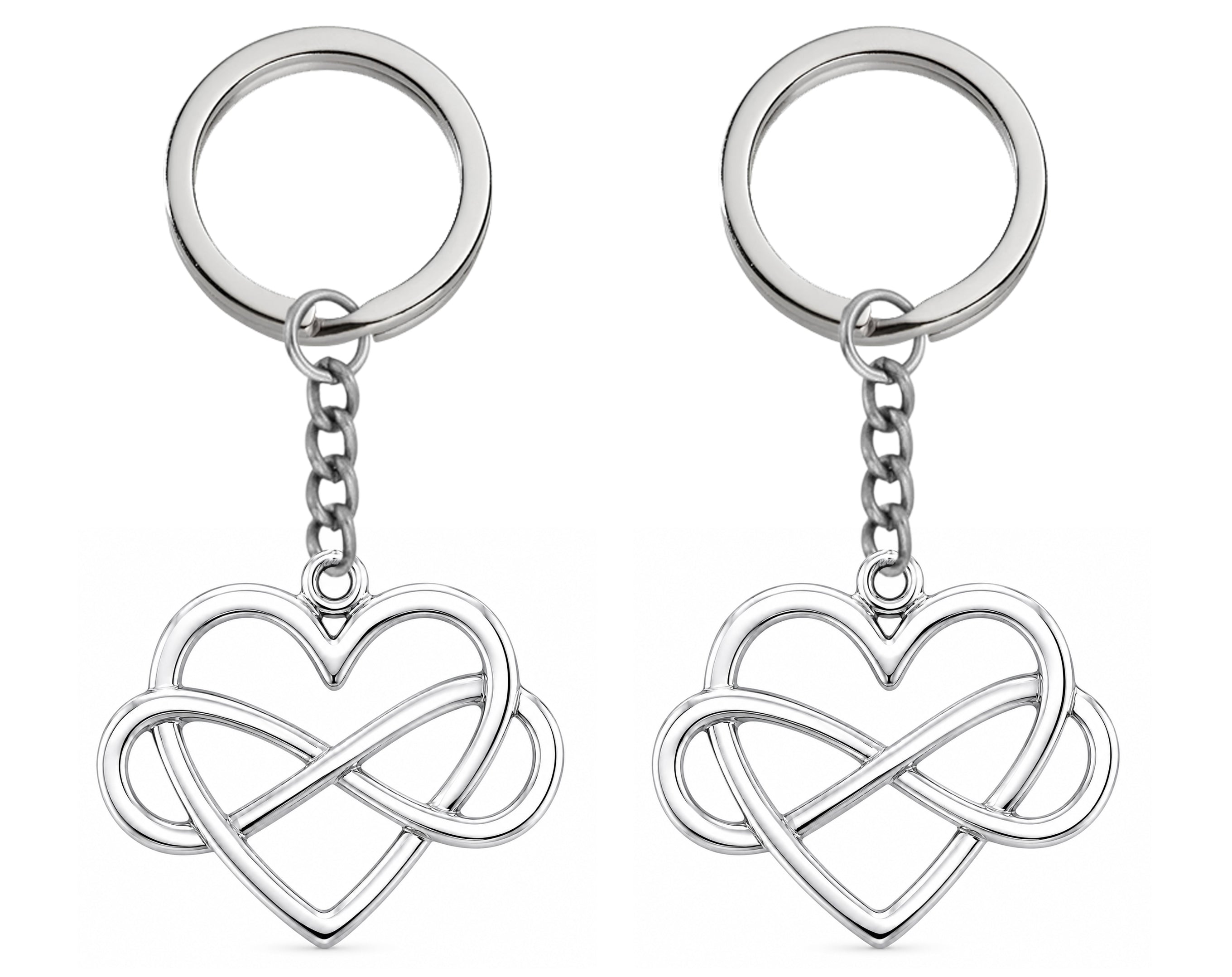 PORTACHIAVI SILVER CUORE INFINITO | Sorpresa per uova di Pasqua