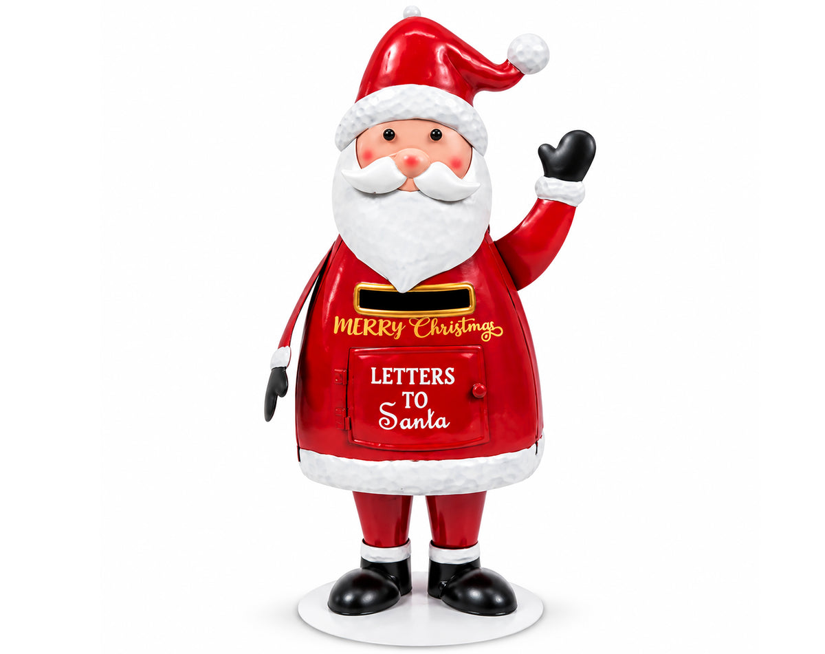 CONTENITORE BABBO NATALE IN LATTA 35X17CM