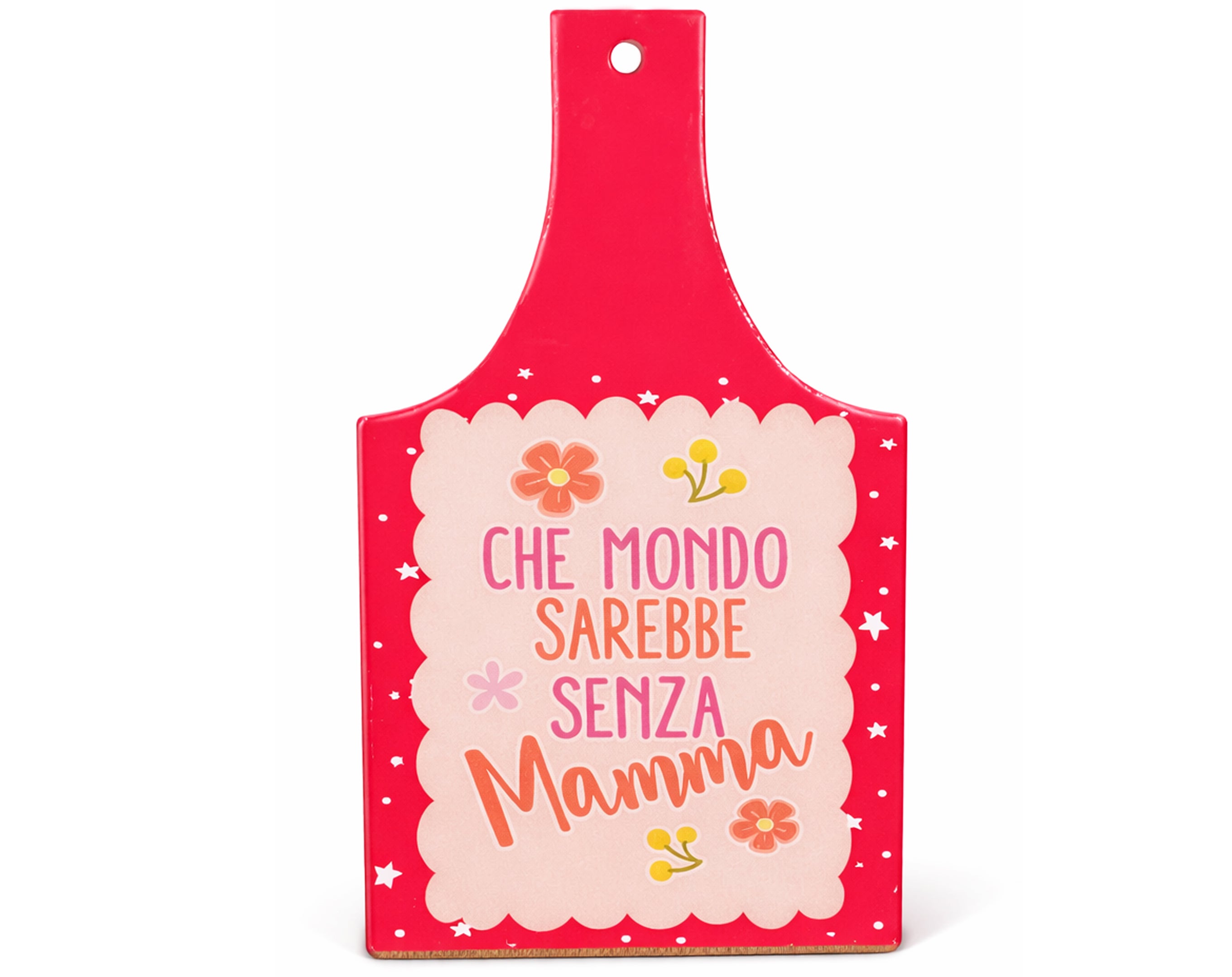 TAGLIERE BASE SUGHERO FESTA DELLA MAMMA 13X22CM