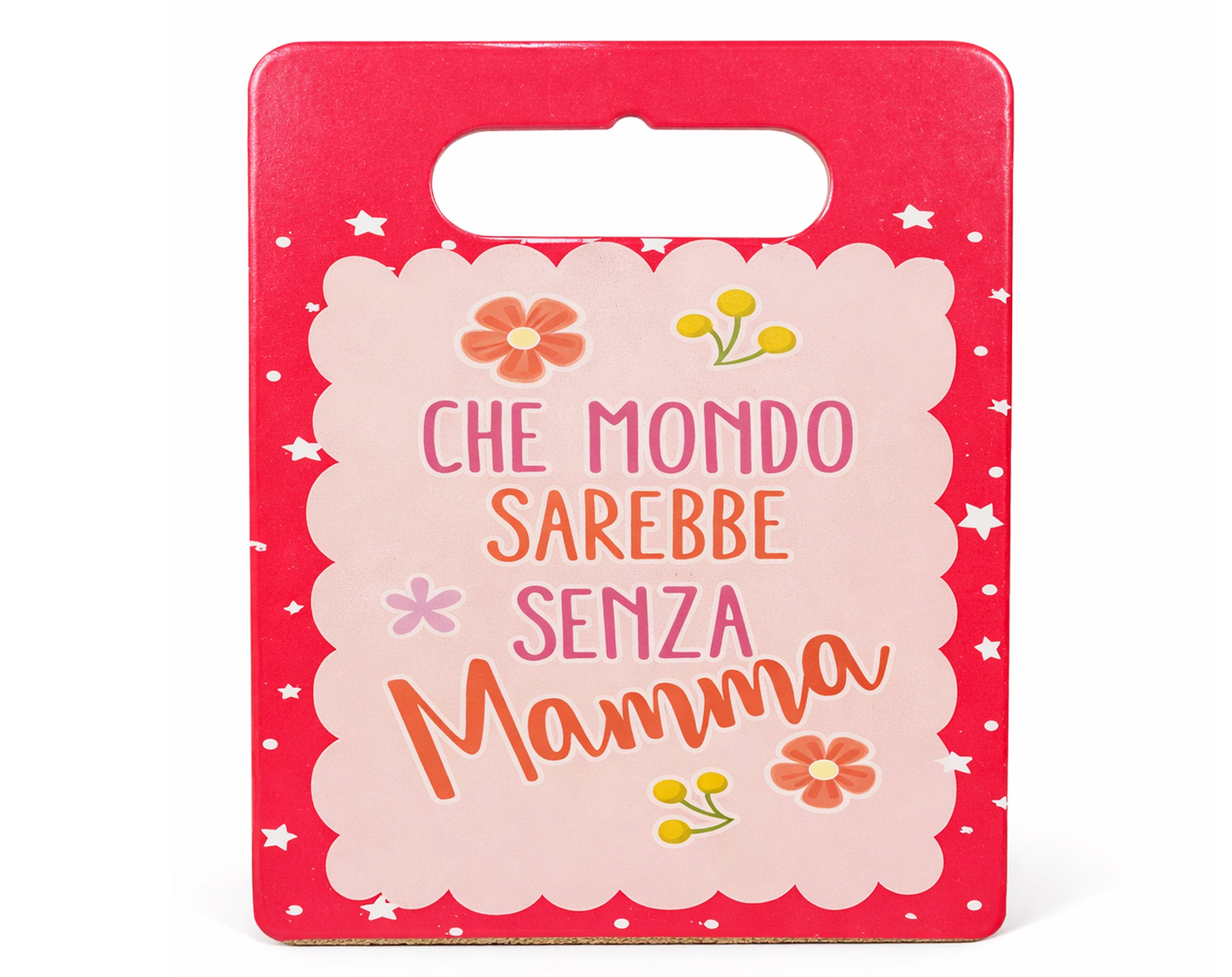 TAGLIERE BASE SUGHERO FESTA DELLA MAMMA 18X24CM