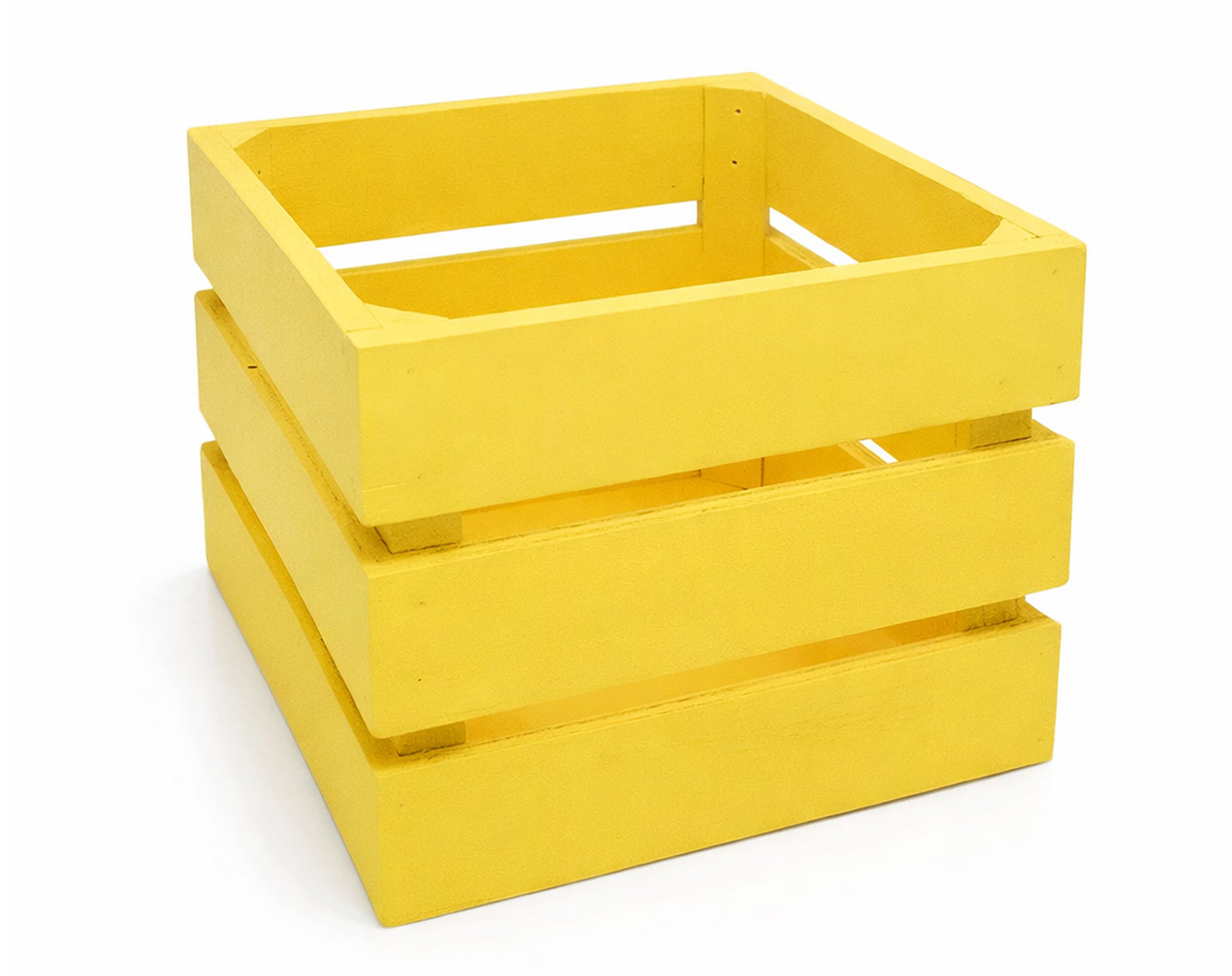 CASSETTINA IN LEGNO GIALLO 12X16CM