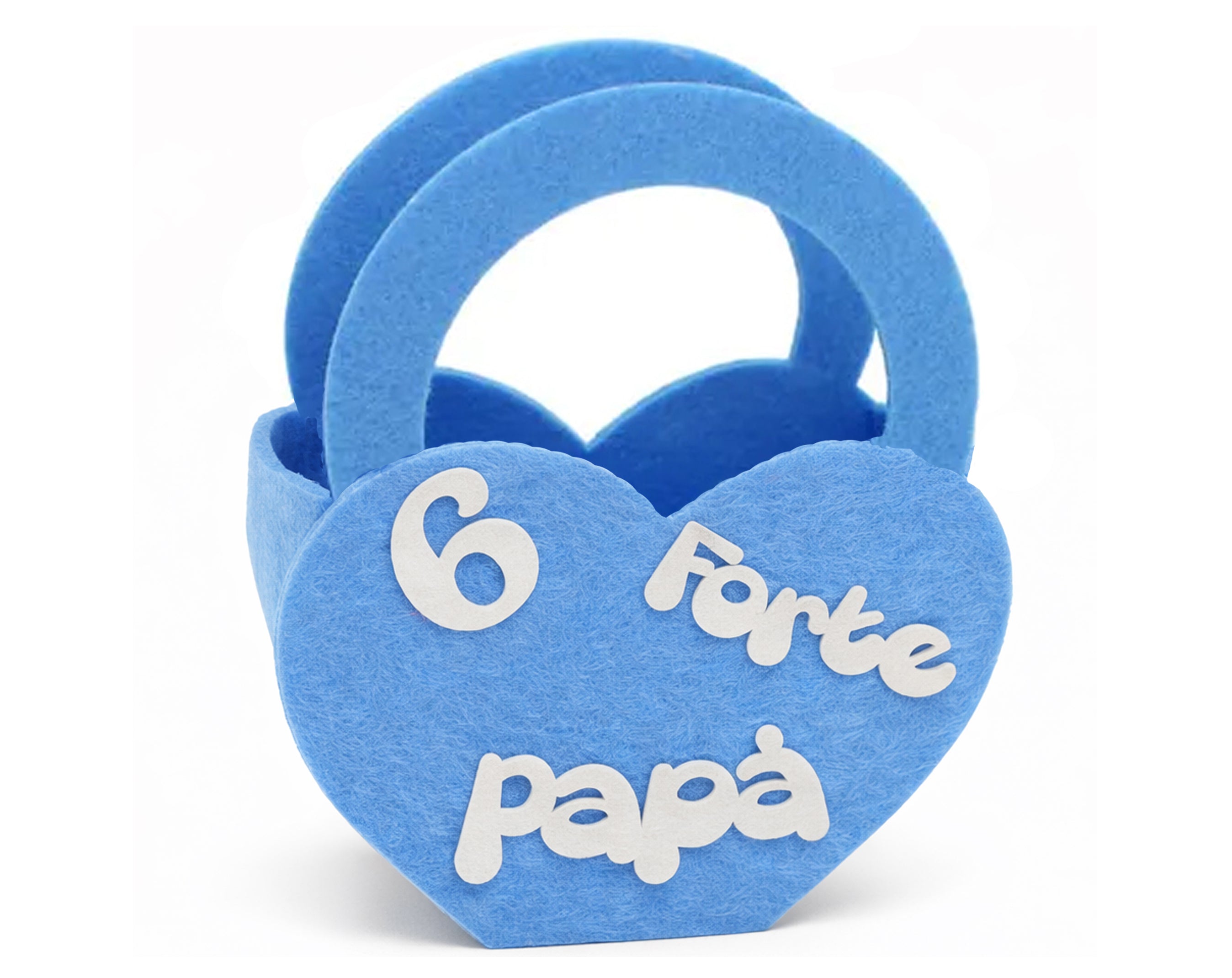 CESTA DE FIELTRO PARA EL DÍA DEL PADRE