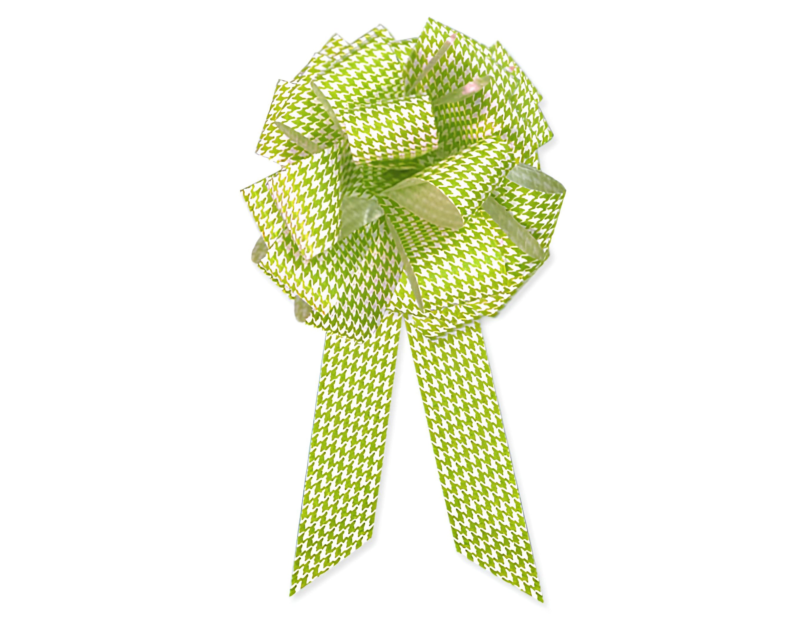 FIOCCO 31x95 QUADRETTI VERDE MELA | Incarto PPL per uova di Pasqua al cioccolato DAGERAF