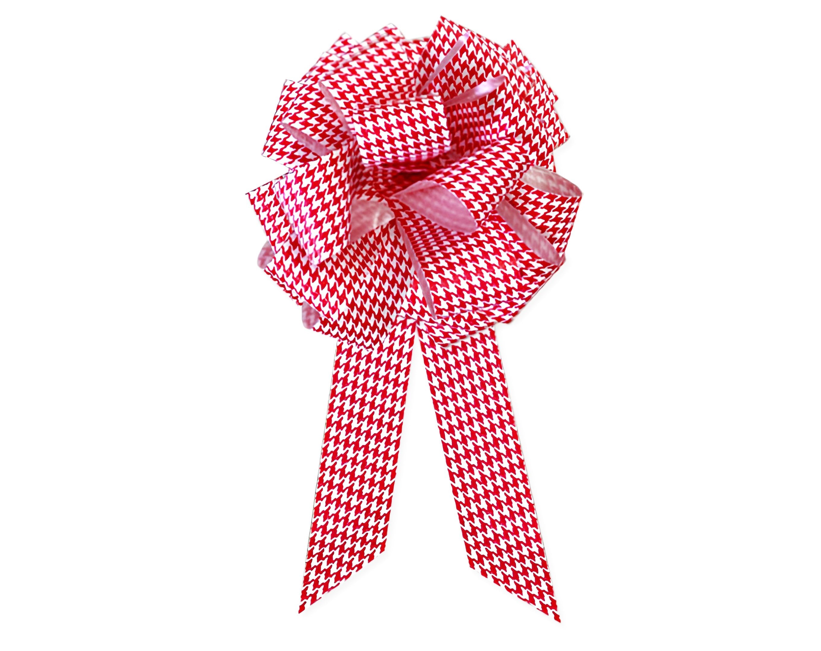 FIOCCO 31x95 QUADRETTI ROSSO | Incarto PPL per uova di Pasqua al cioccolato DAGERAF