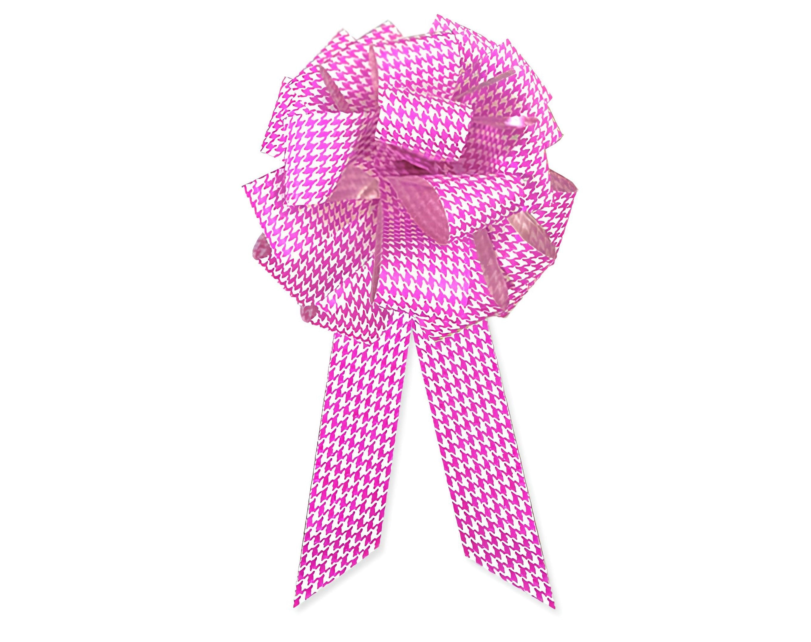 FIOCCO 31x95 QUADRETTI ROSA | Incarto PPL per uova di Pasqua al cioccolato DAGERAF