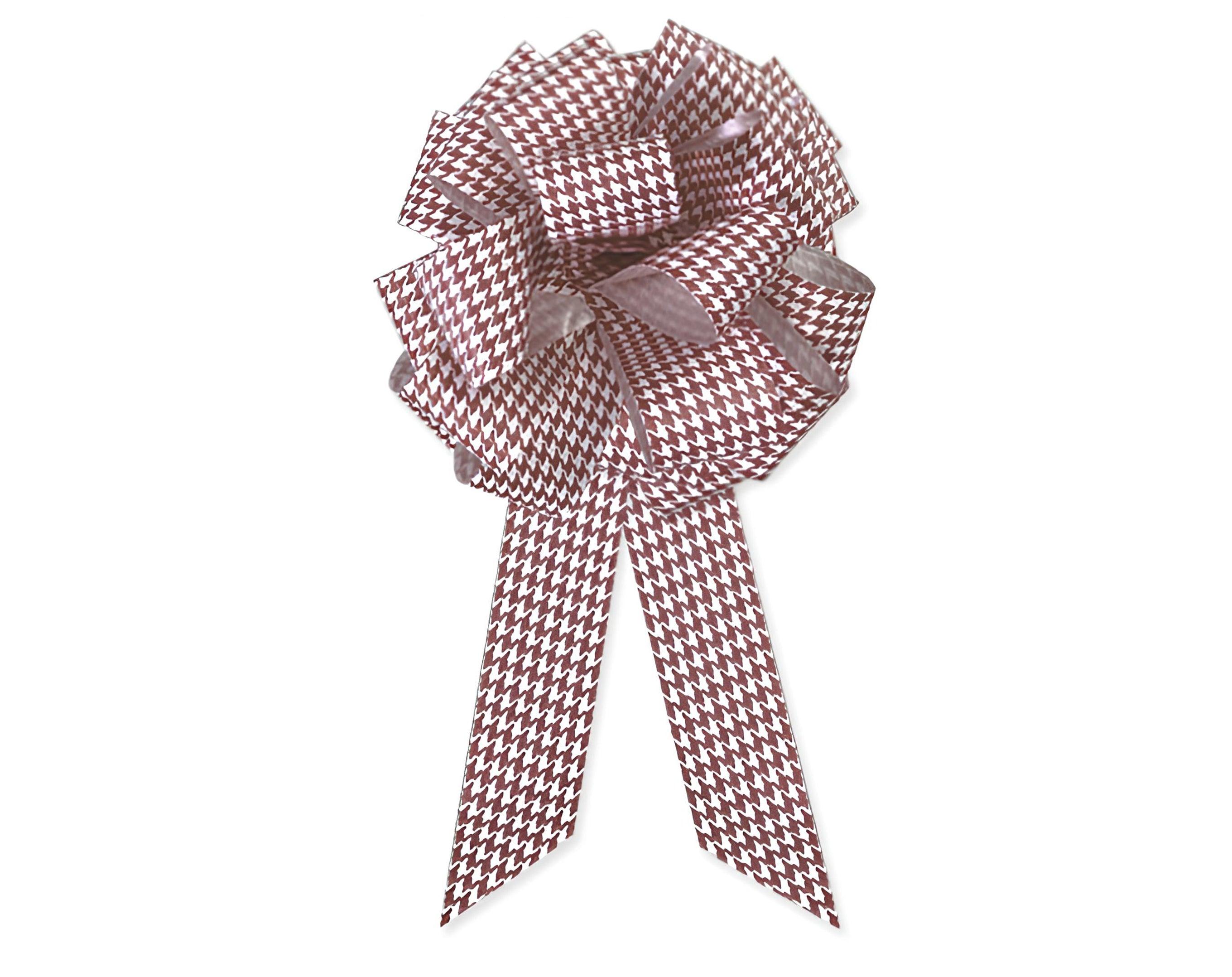 FIOCCO 31x95 QUADRETTI MARRONE SCURO | Incarto PPL per uova di Pasqua al cioccolato DAGERAF