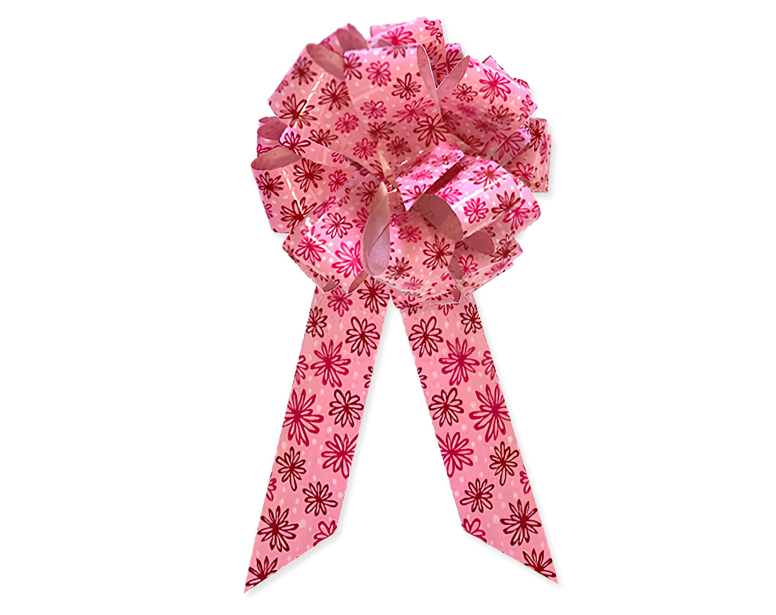 FIOCCO 31X95 FLOWER ROSA | Incarto PPL per uova di Pasqua al cioccolato DAGERAF