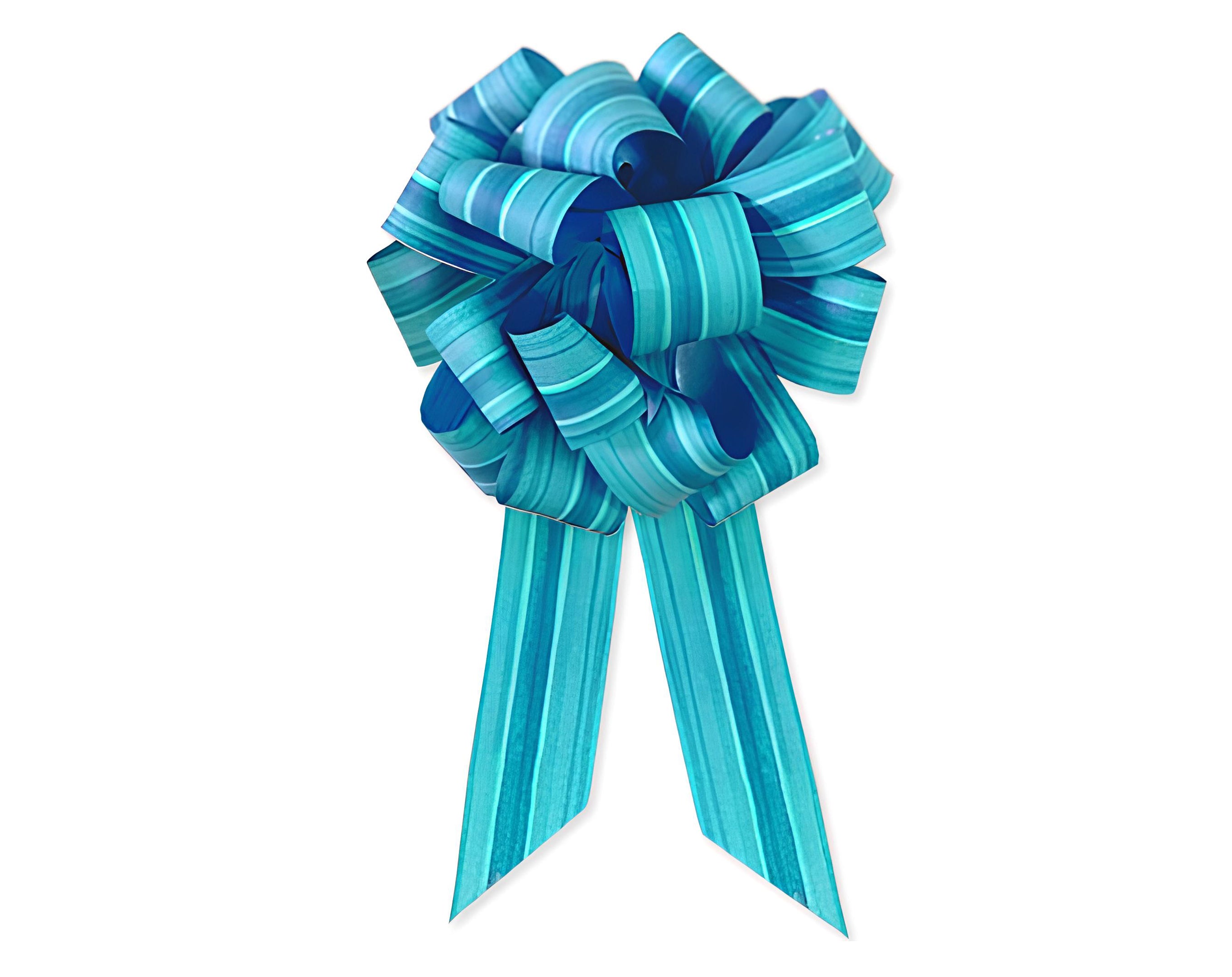 FIOCCO 31X95 RIGATO CELESTE | Incarto PPL per uova di Pasqua al cioccolato DAGERAF