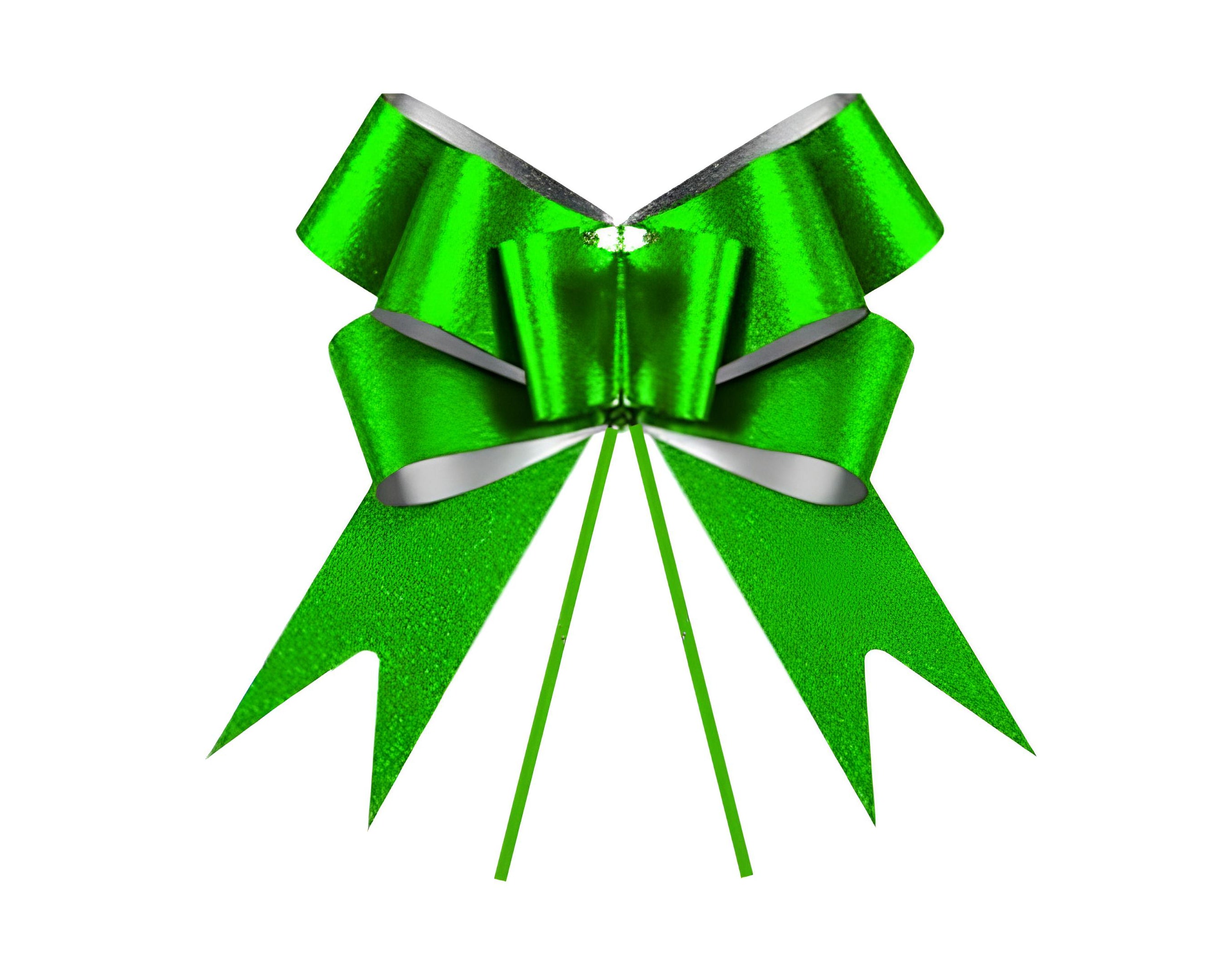 FIOCCO 19 MM VERDE METALLIZZATO | Incarto PPL per uova di Pasqua al cioccolato DAGERAF