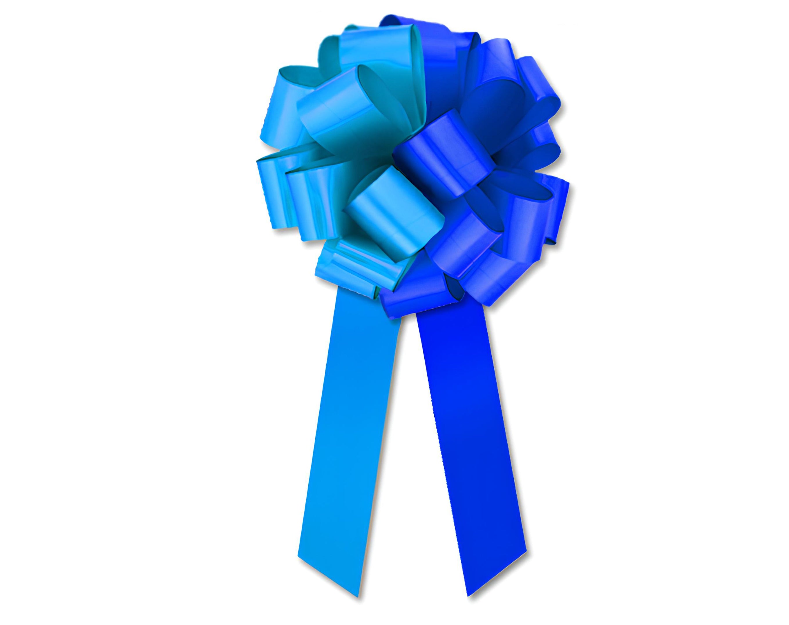 FIOCCO 50X153 BICOLOR AZZURRO BLU | Incarto PPL per uova di Pasqua al cioccolato DAGERAF