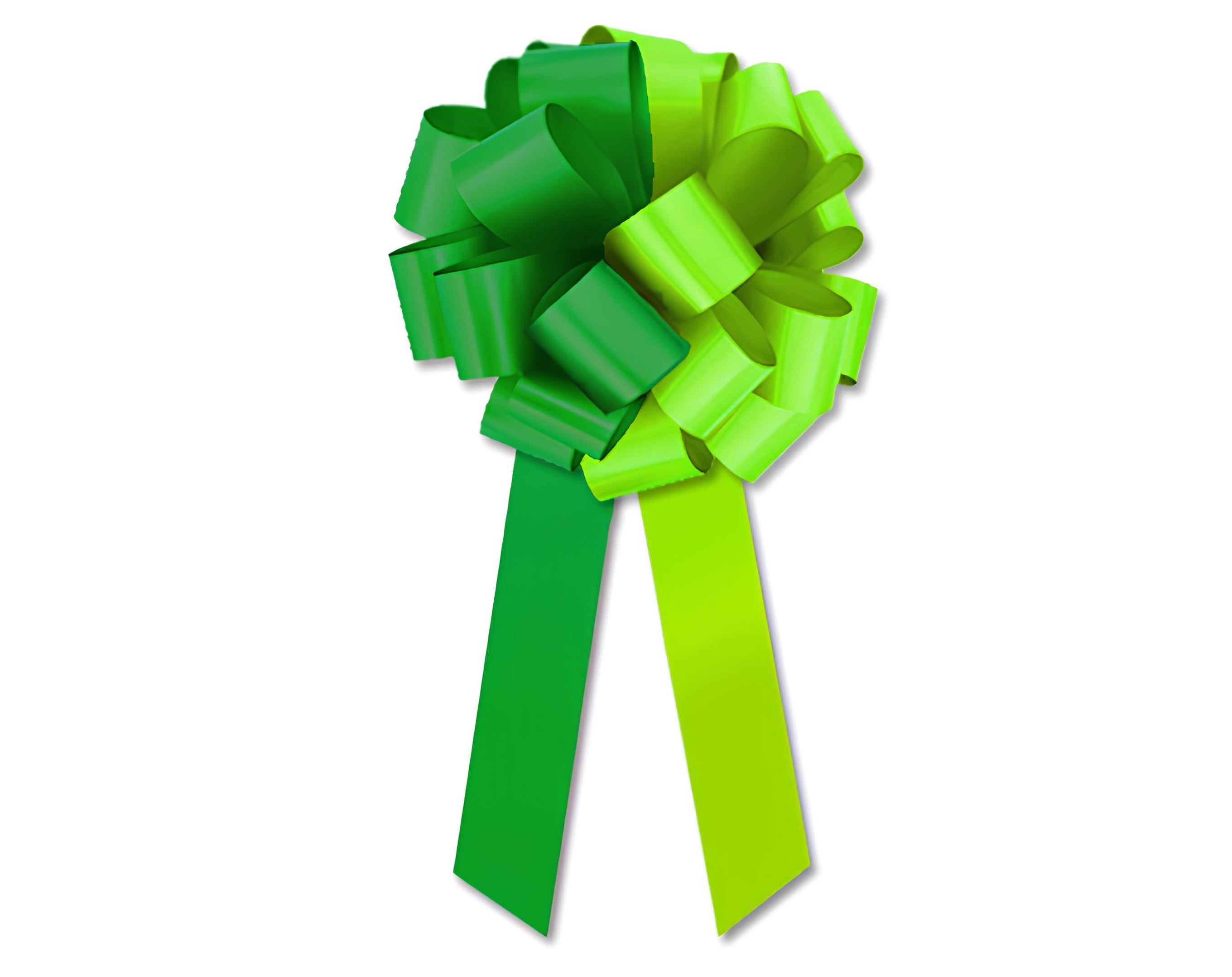 FIOCCO 31X95 BICOLOR PINO VERDE MELA | Incarto PPL per uova di Pasqua al cioccolato DAGERAF