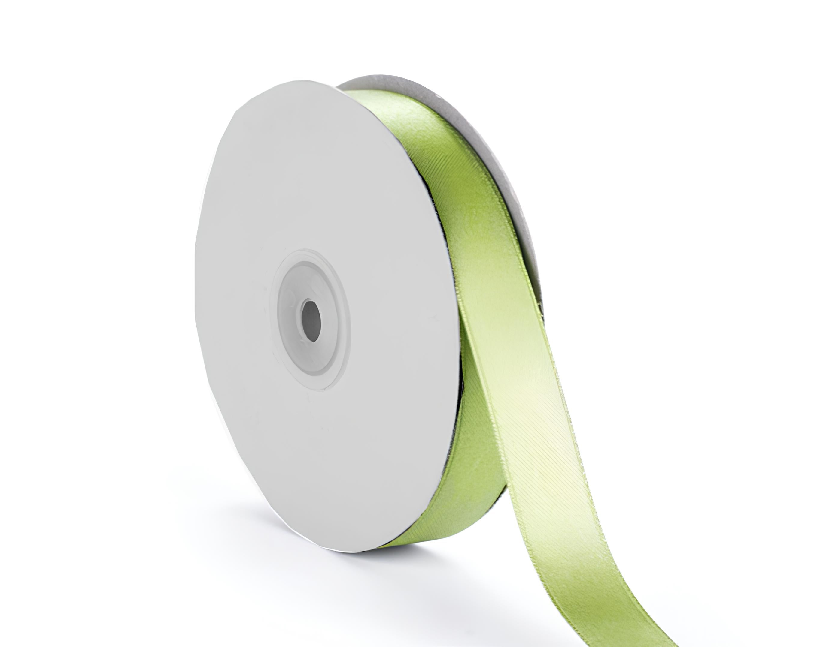 CINTA DE SATÉN 2.5X50 VERDE MANZANA