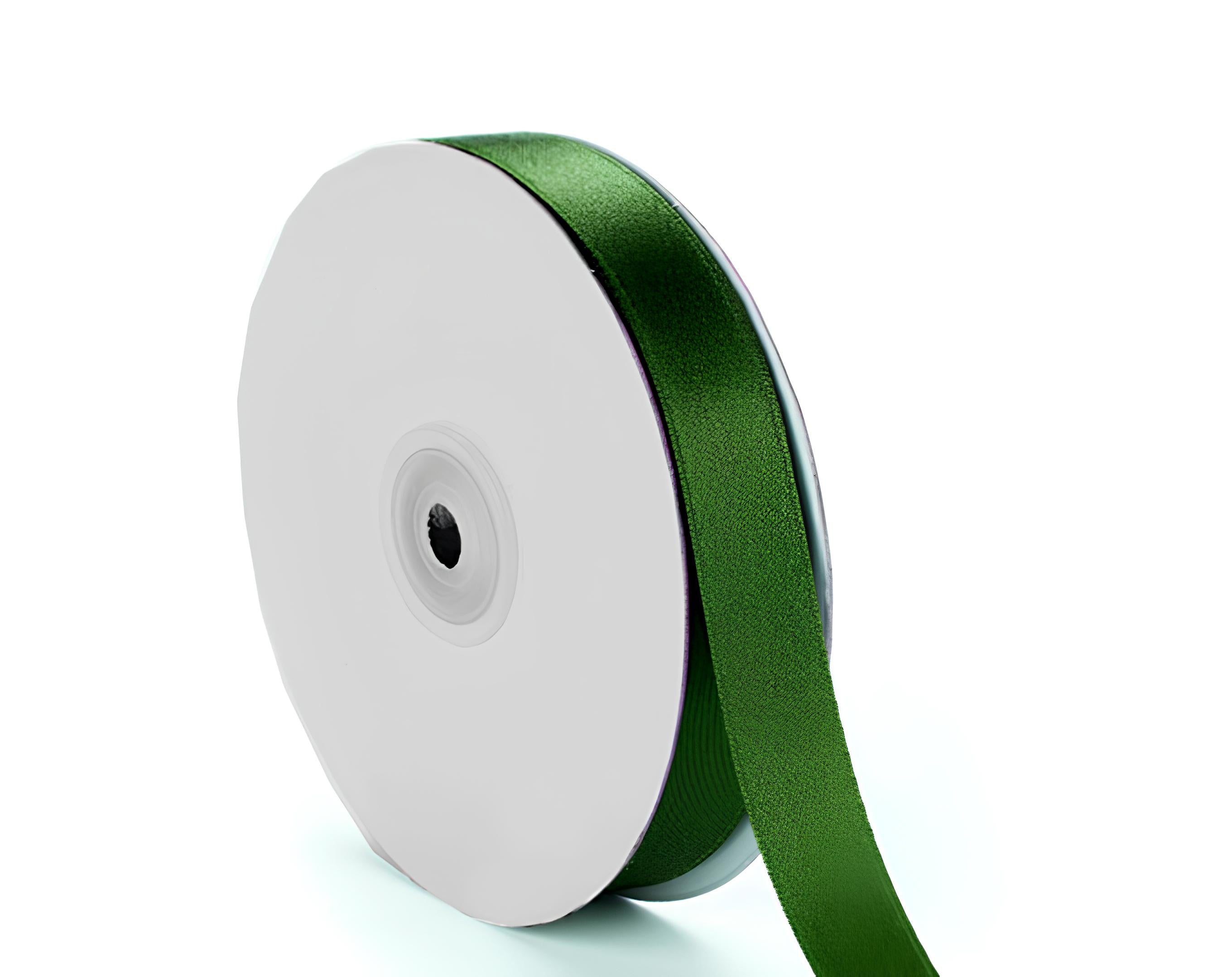 CINTA DE SATÉN VERDE OSCURO 4X50