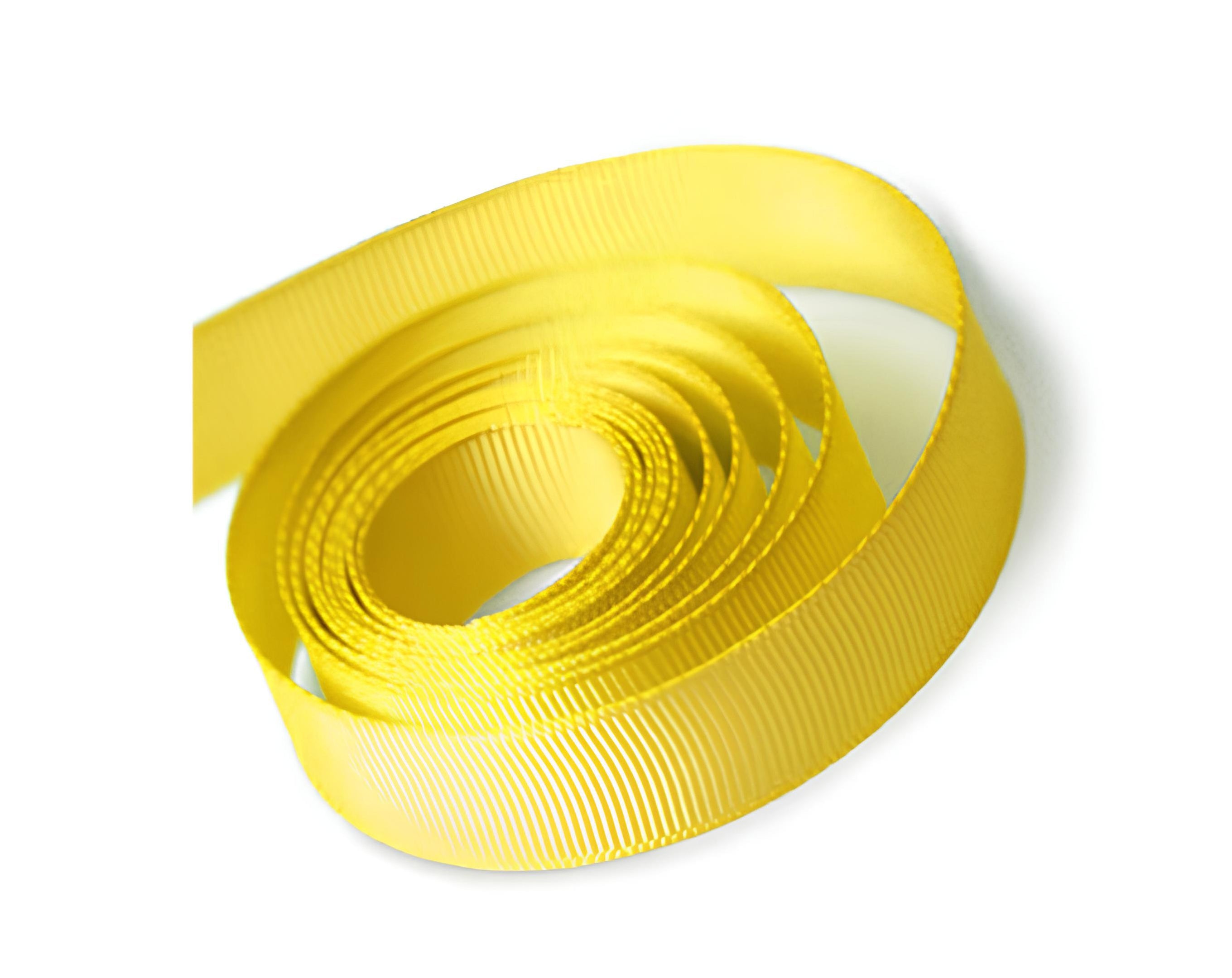 NASTRO GROSGRAIN CM 1X50 GIALLO 1/300/7200 | Incarto PPL per uova di Pasqua al cioccolato DAGERAF